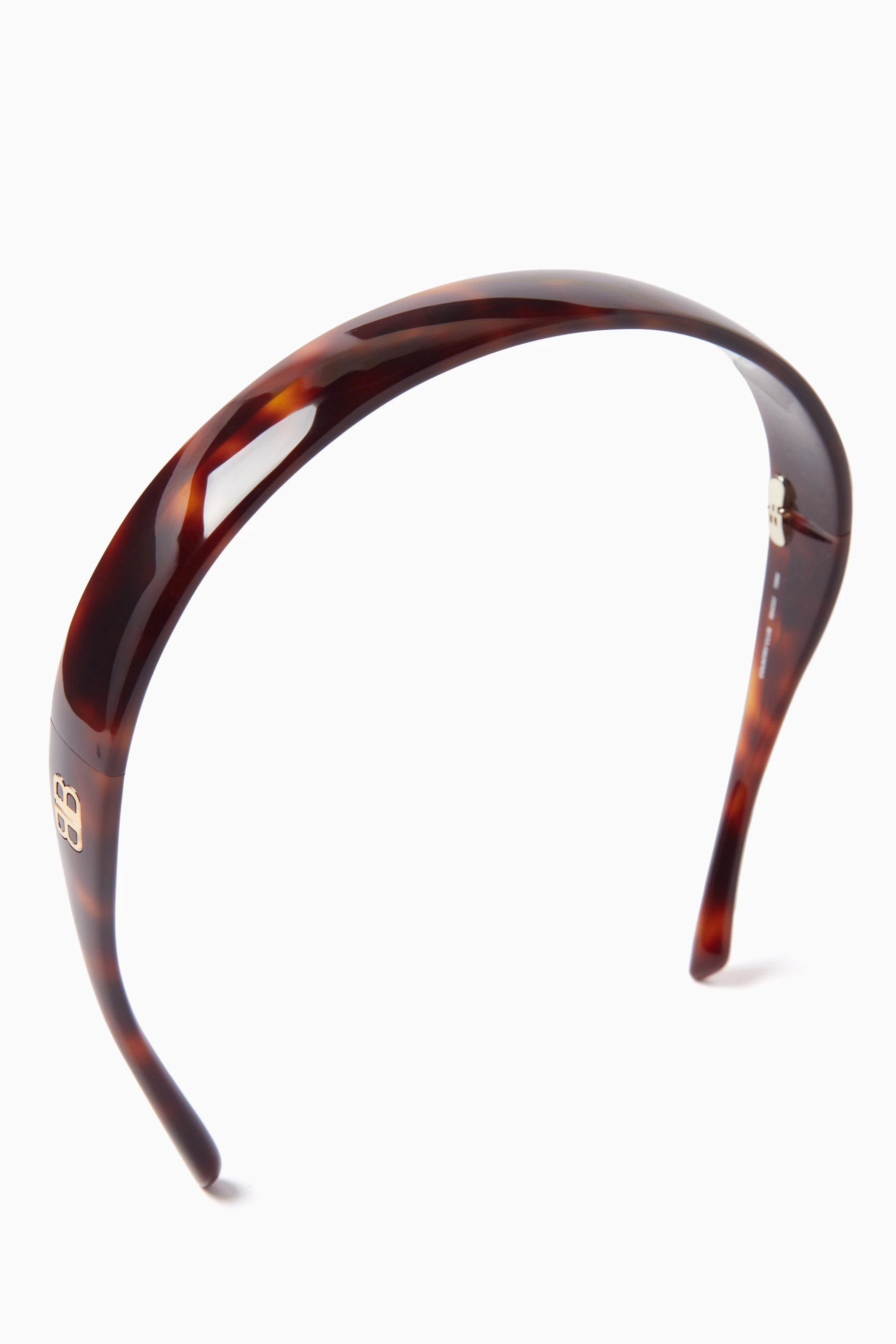 Buy Balenciaga Brown Country Club Side BB Headband in Havana