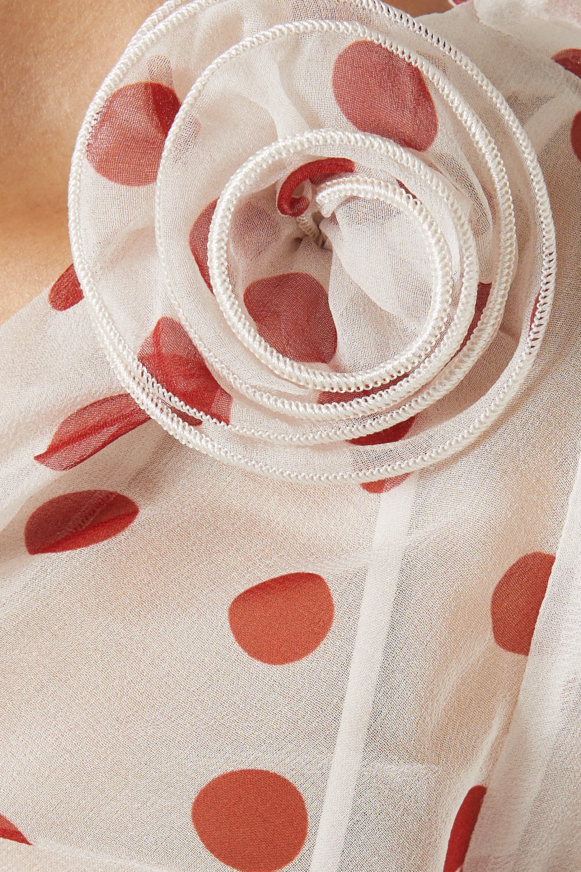 Buy De La Vali Red Gracia Mini Dress in Silk Chiffon For Women Online |  Ounass Oman