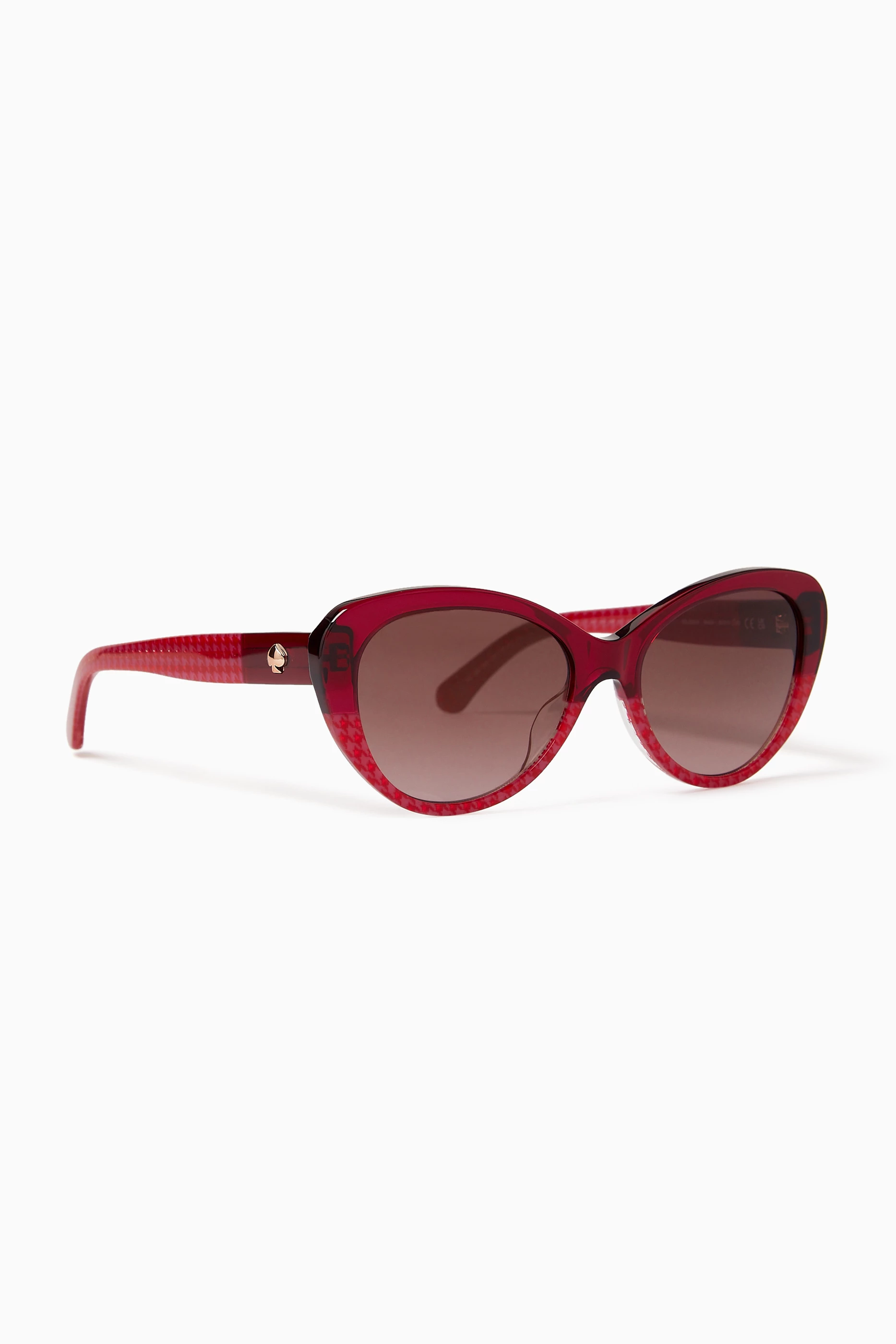 KATE SPADE Women\'s Red Cat-Eye Sunglasses NIB KATE SPADE Women\ main image 2