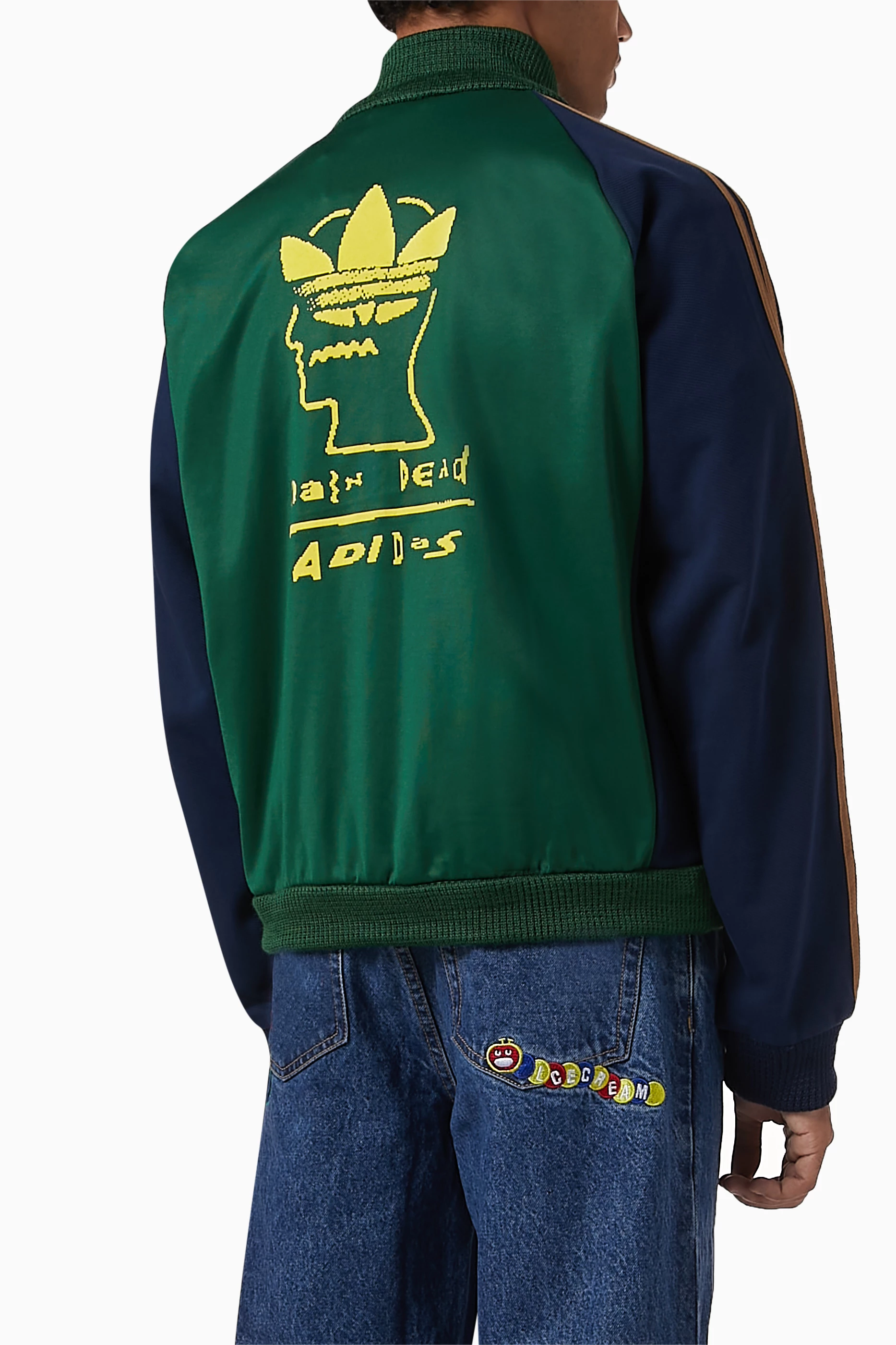 Buy adidas Multicolour x Brain Dead Track Jacket in Cotton Blend