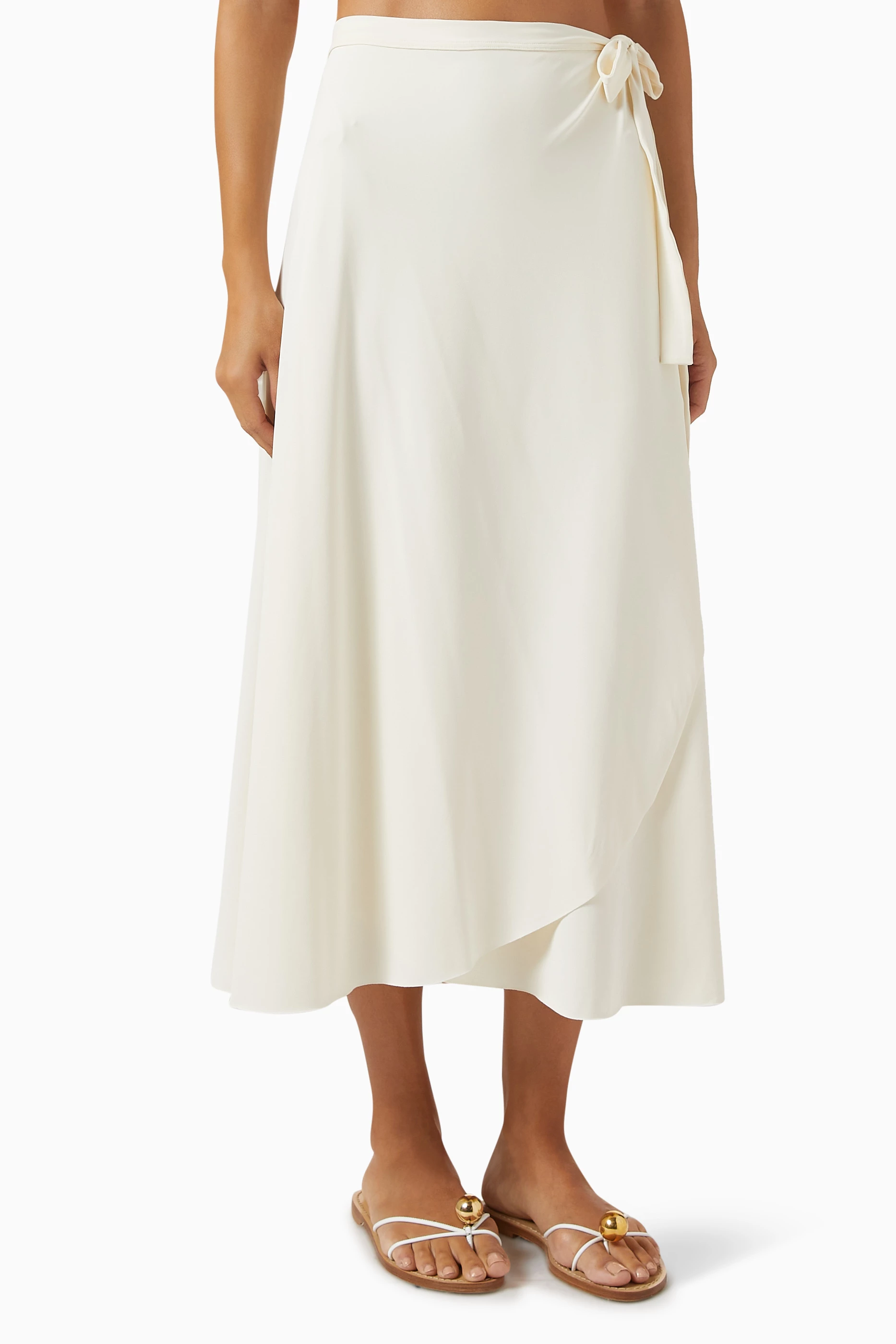 スカート ERES FW25 'Julieta' sarong skirt (242402 REINETTE25H) Julieta Sarong skirt Sirene | ERES