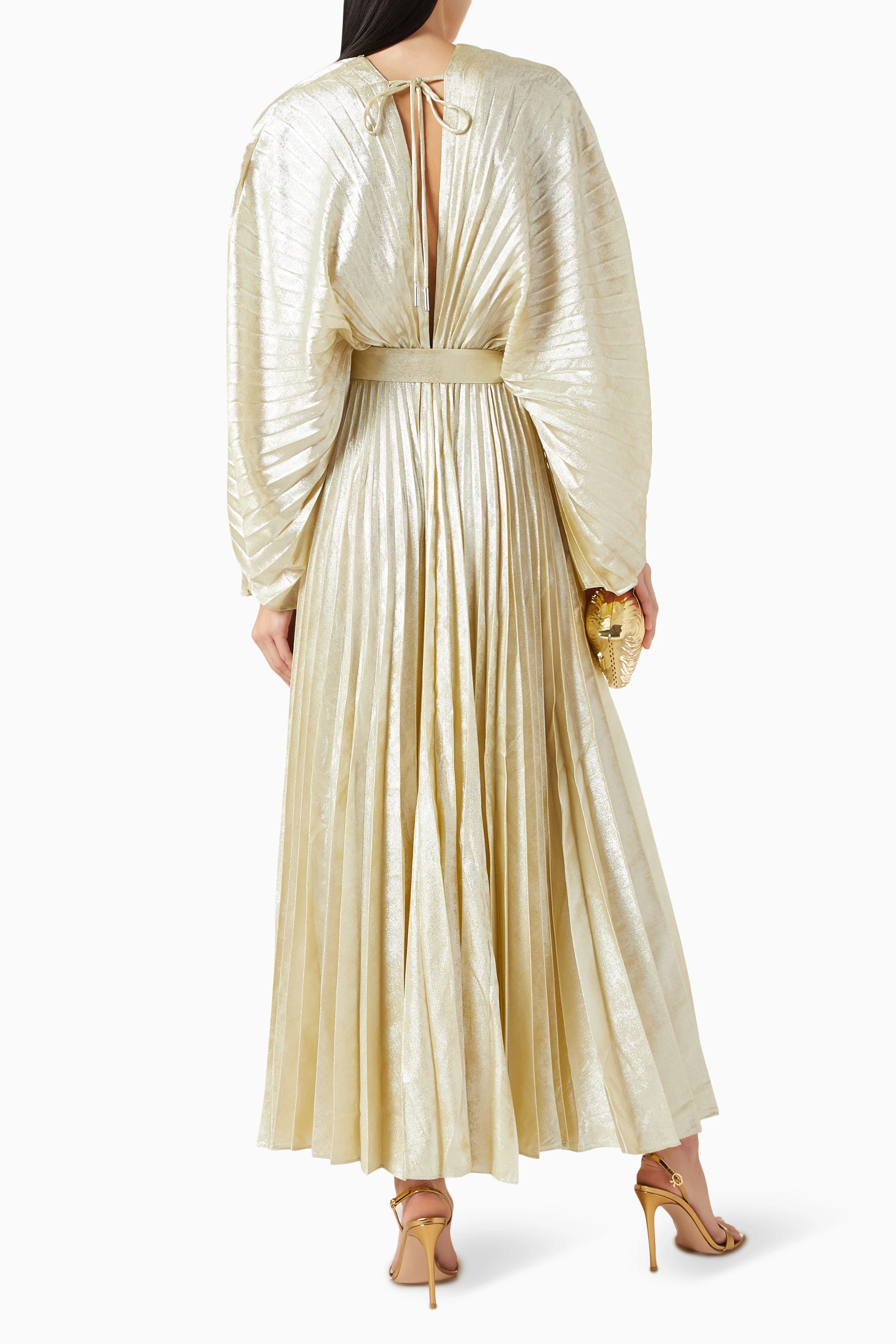 acler westover dress gold acler Westover Dress