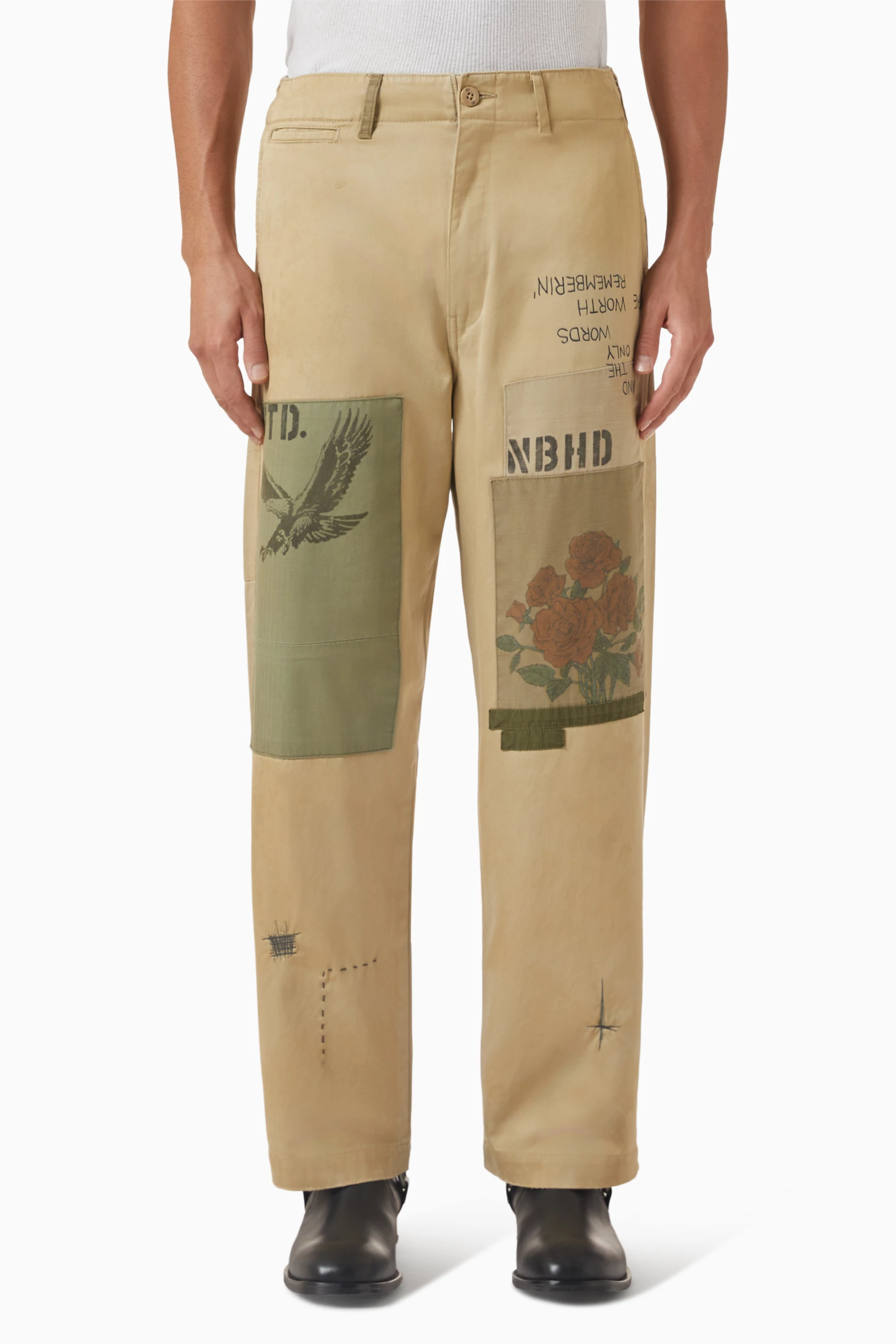 パンツ NEIGHBORHOOD Savage Chino Pants Beige NH X OOTD . SAVAGE CHINO PANTS