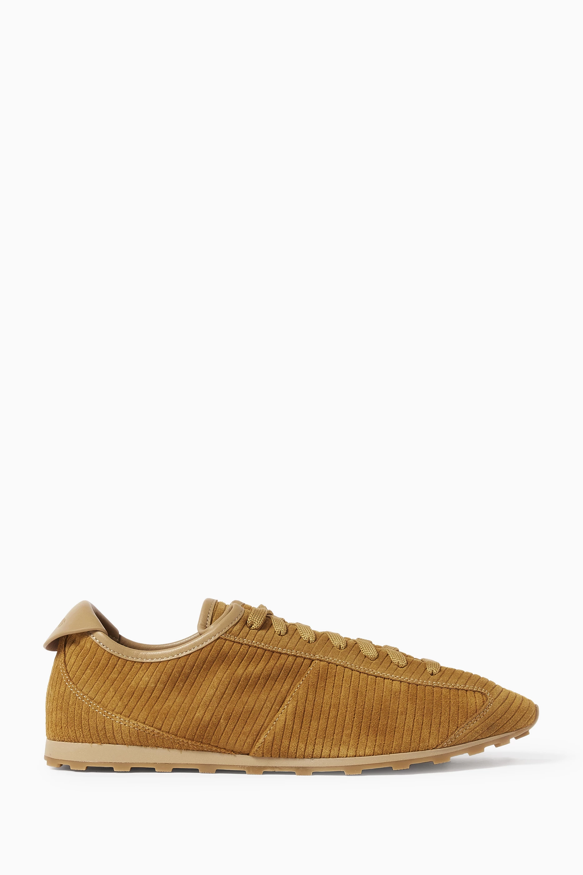 Buy Jacquemus Brown The Tennis Sneakers in Embossed Suede For Men