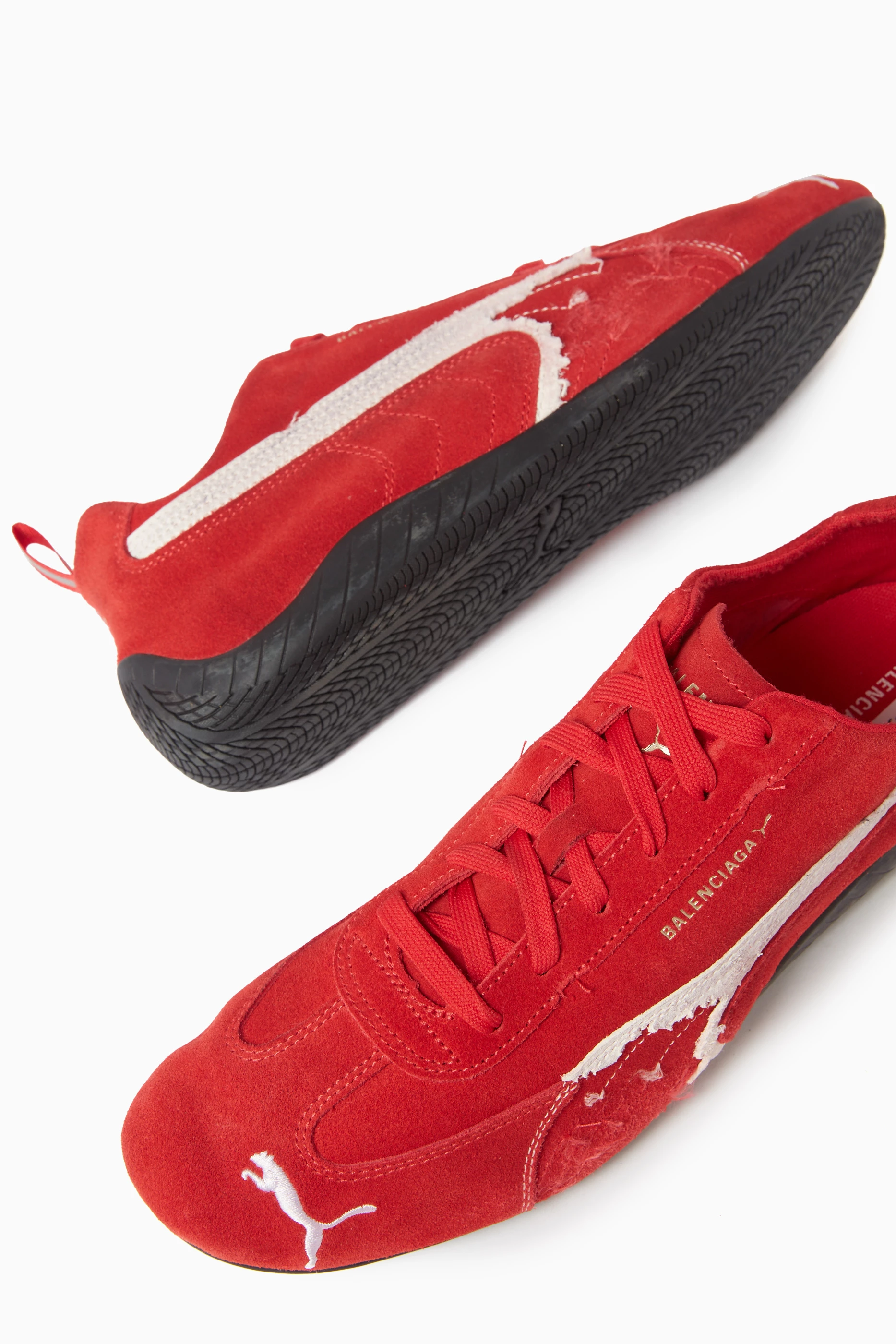 Buy Balenciaga Red x PUMA Speedcat Sneakers in Suede For UNISEX 