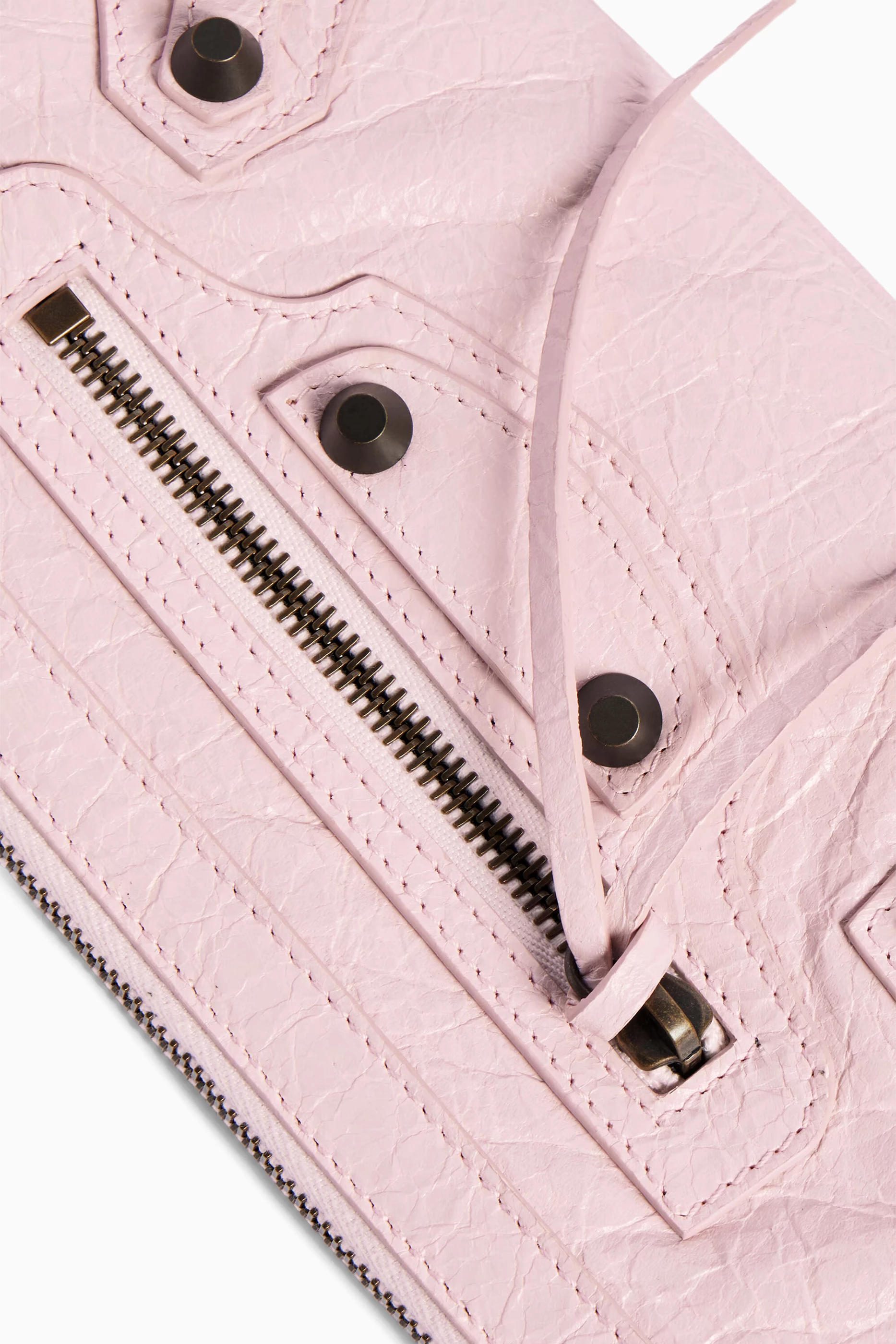 Balenciaga ピンク レザーポーチ Buy Balenciaga Pink Le City Pouch on Strap in Arena Lambskin For
