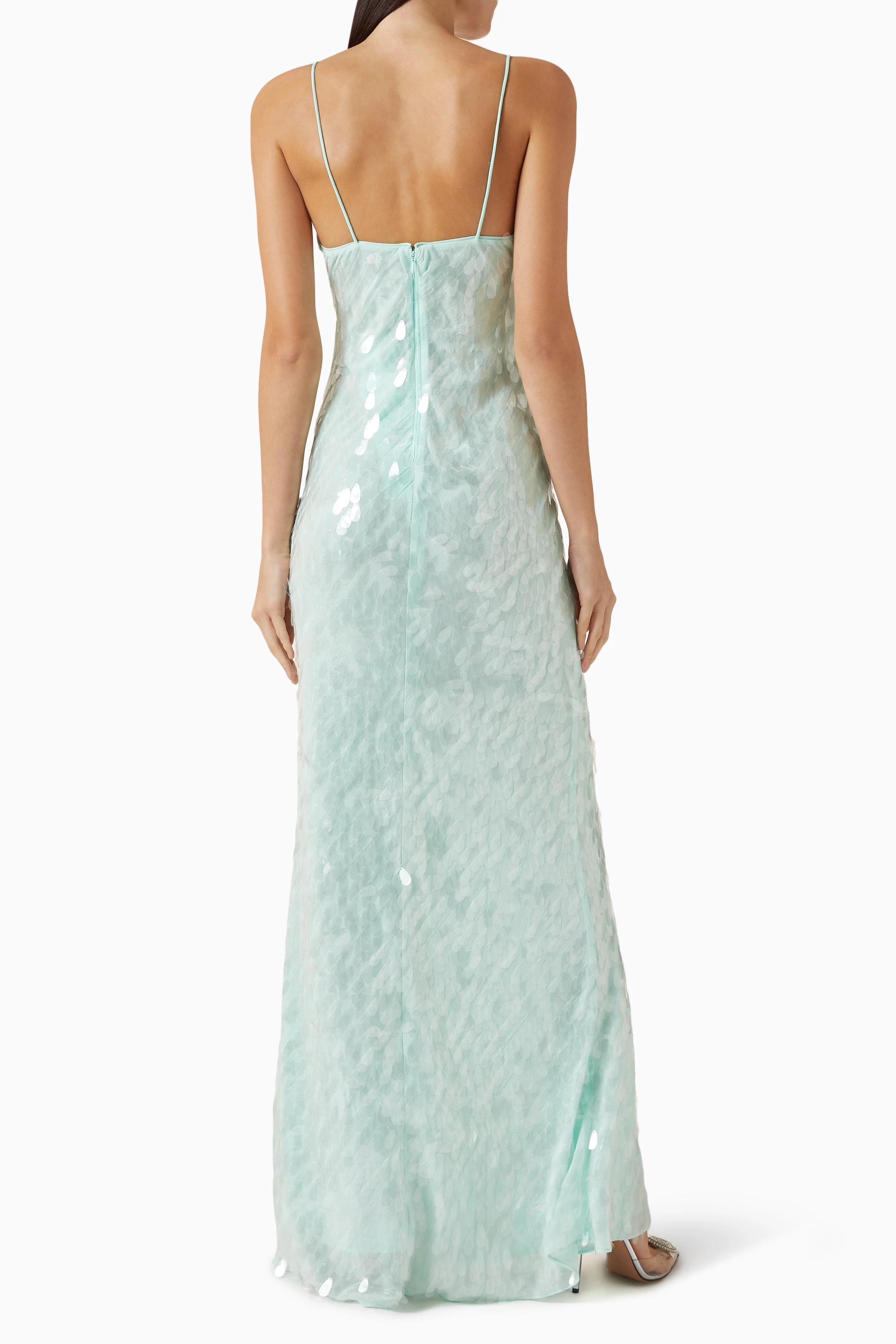 sexy maxi long dress pink Opal Pink Long Sleeve Maxi Dress - US 4