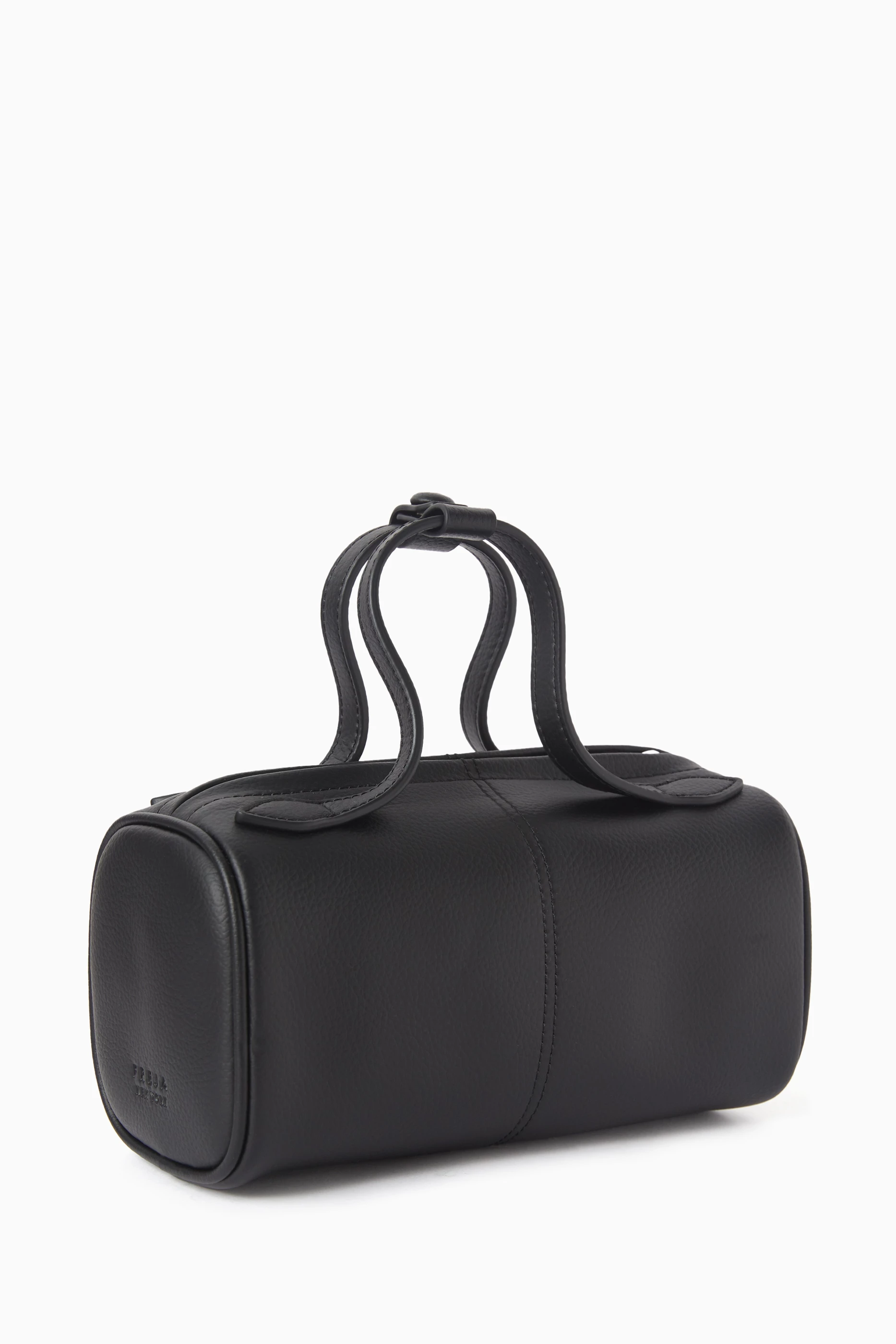Buy Freja NYC Black Jane Top-handle Bag in Vegan Leather For Women