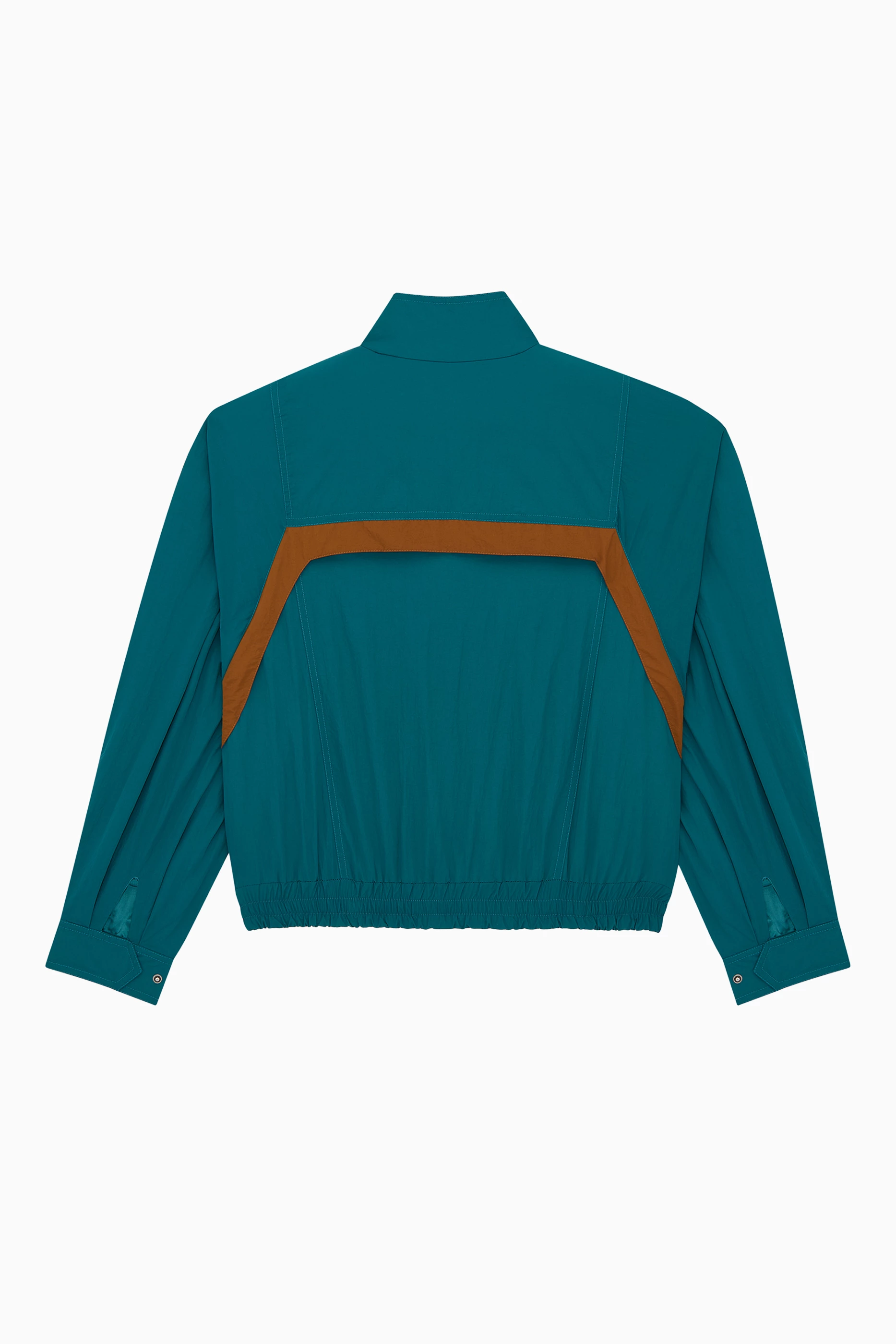 Buy SAINT LAURENT Blue Cassandre Windbreaker in Faille For Women 