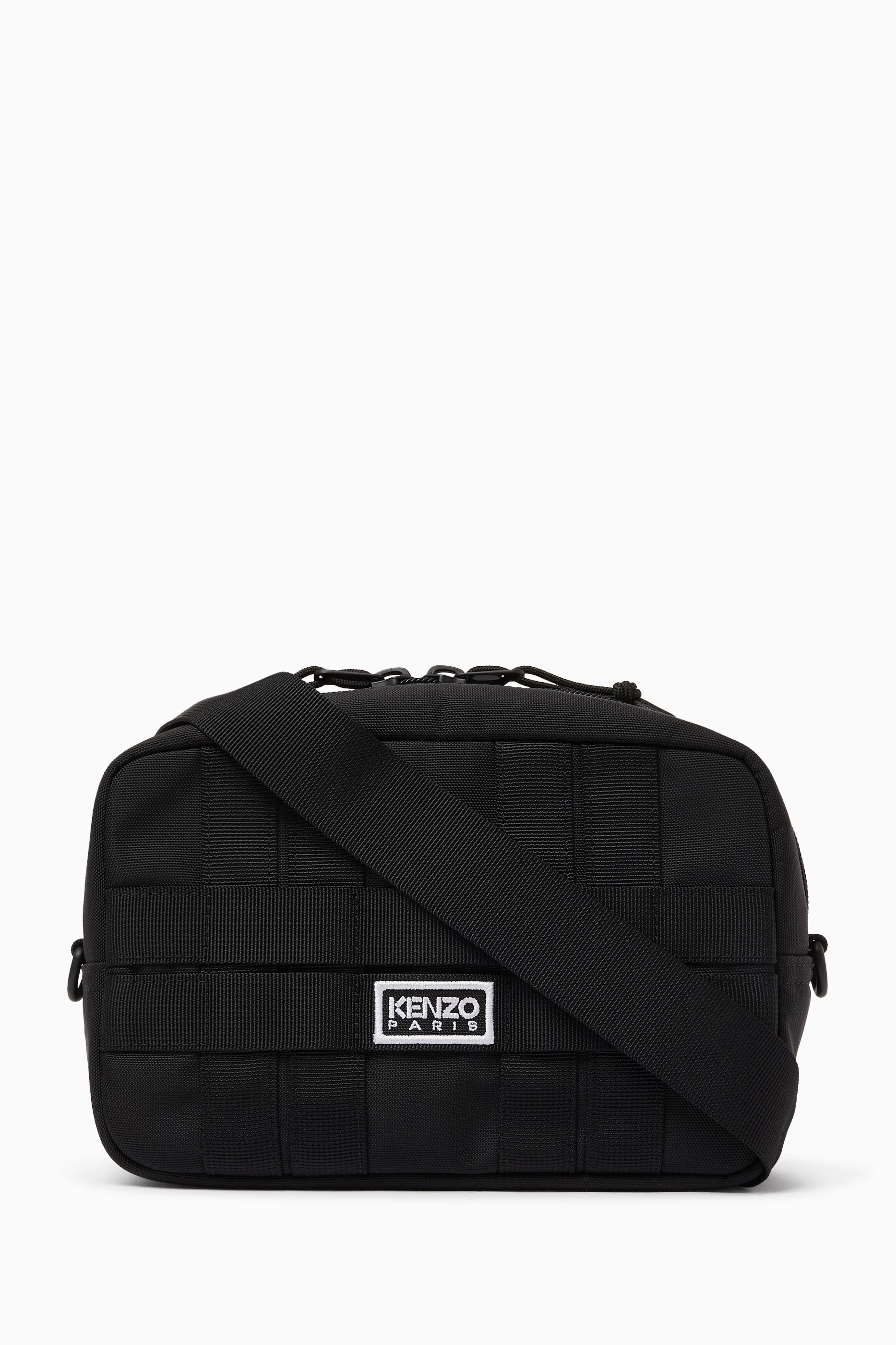 Buy KENZO Black Explorer Crossbody Bag For Men Online | Ounass Oman