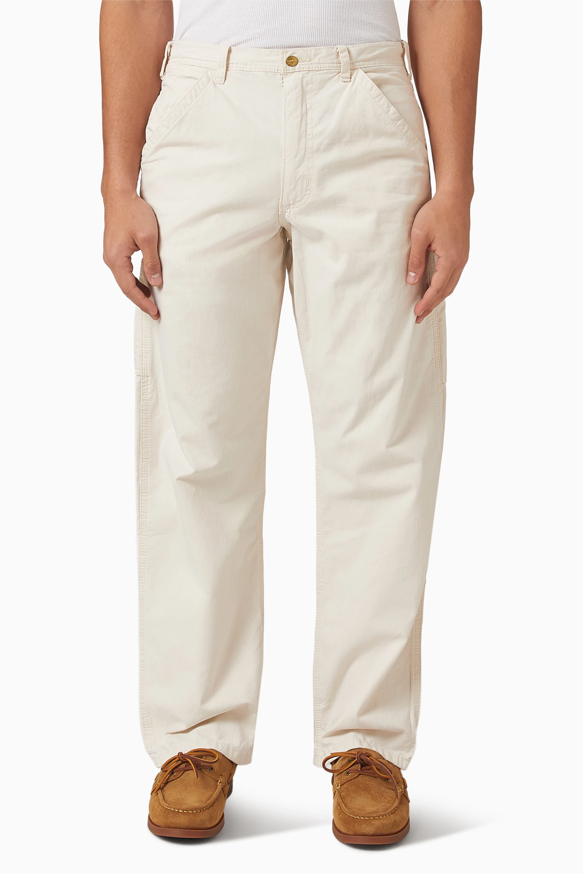 Buy Polo Ralph Lauren Neutral Windham Classic Fit Painter Pants in