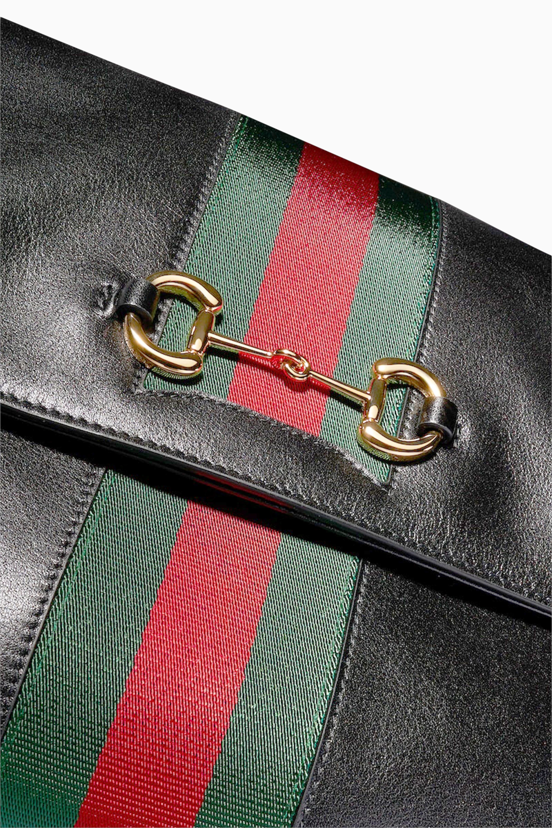 Buy Gucci Black Medium Paparazzo Top-handle Bag in Leather For