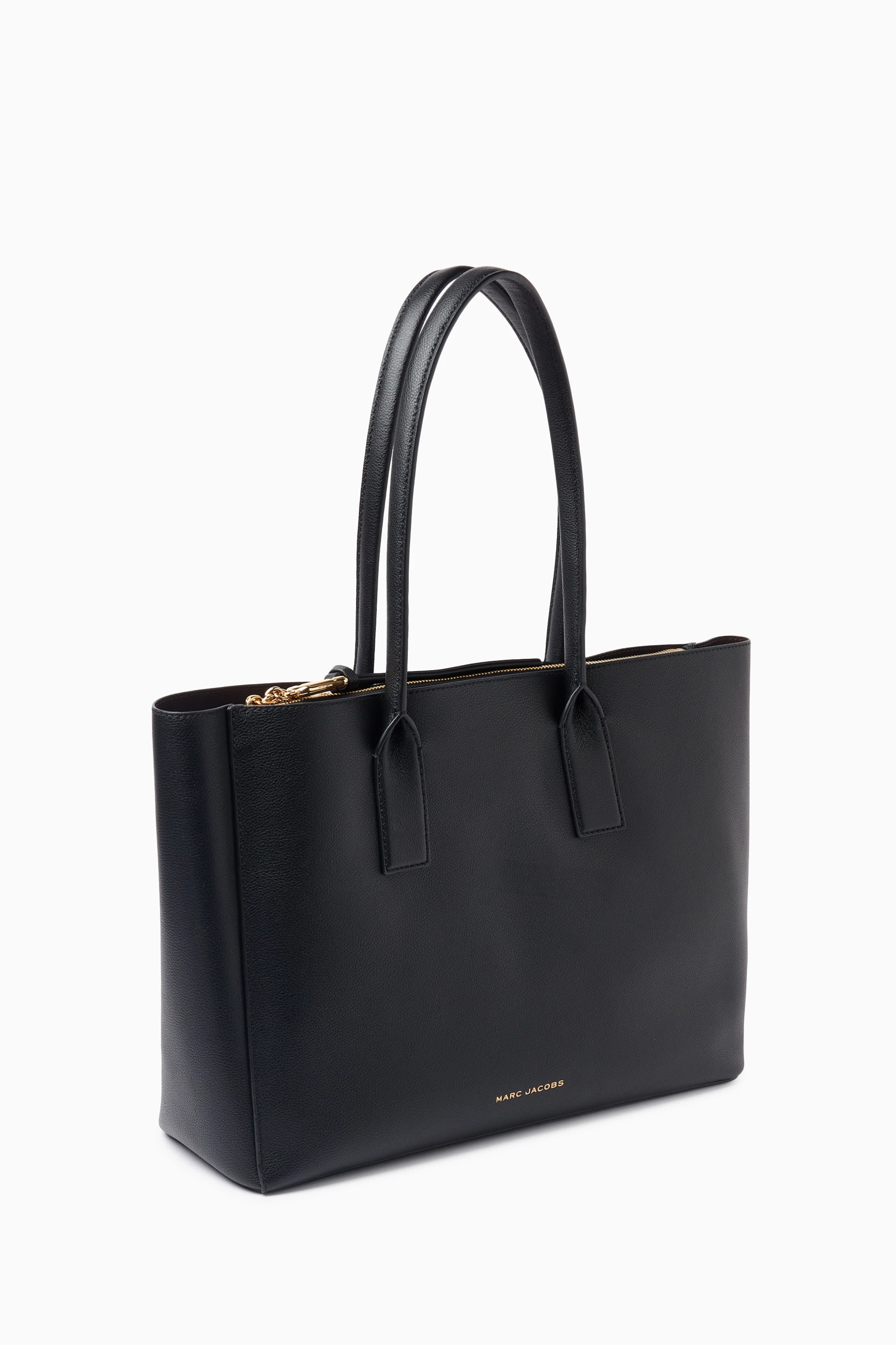 Buy Marc Jacobs Black Work Tote Bag in Grained Leather For Women