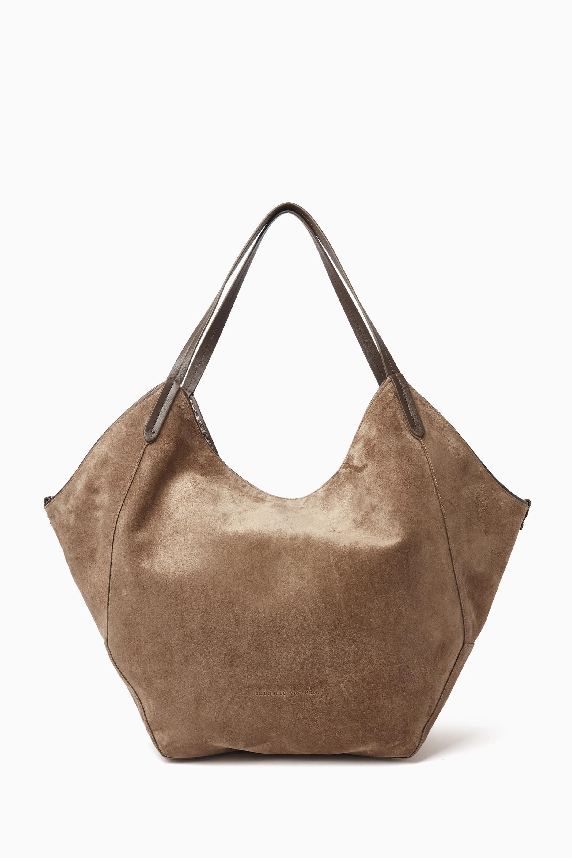 Buy Brunello Cucinelli Brown Prince of Wales Reversible Shopper
