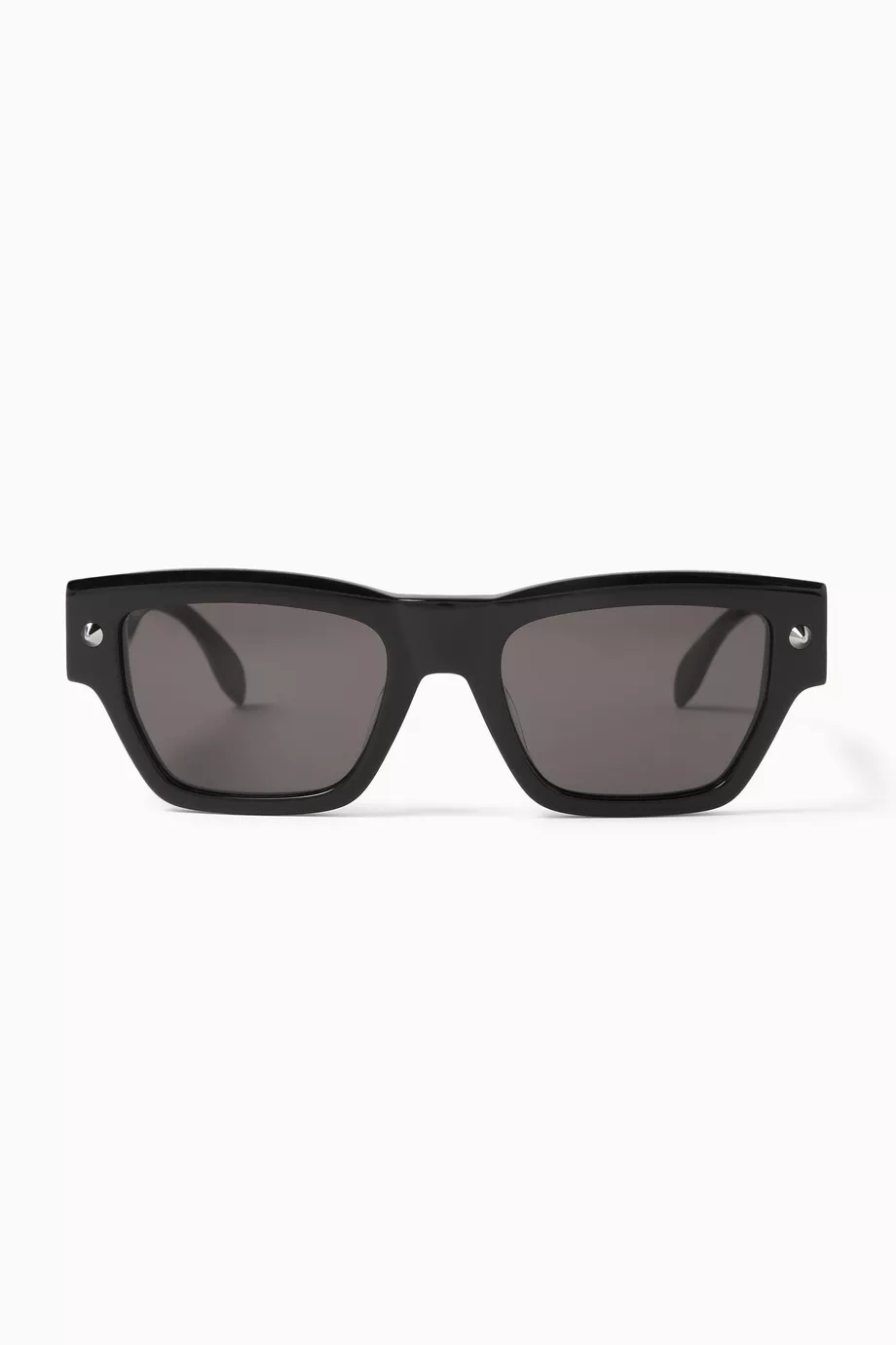Plain black sunglasses top