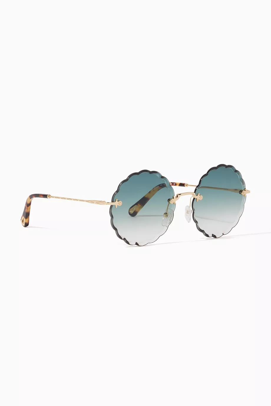 Chloé Eyewear Rosie Petite Flower Sunglasses Eye Glasses Pink Flower Sunglasses Eyeglasses Chloe Petite  main image 4