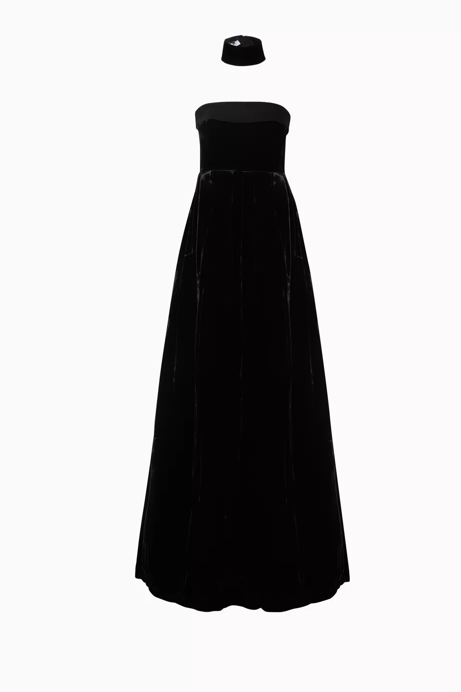 alex perry black velvet dress Alex Perry Kane Sheer Front Strap Gown Dress  EKOLUV