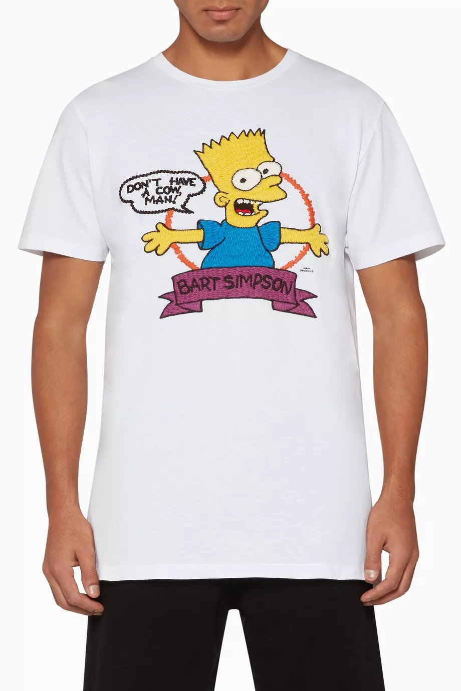 Off white bart simpson tee discount