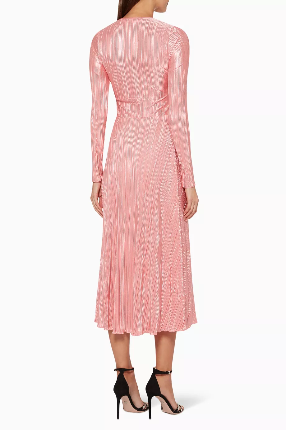 rotate number 7 pleated dress ROTATE Number 7 Pleated Dress Bridal Rose 38