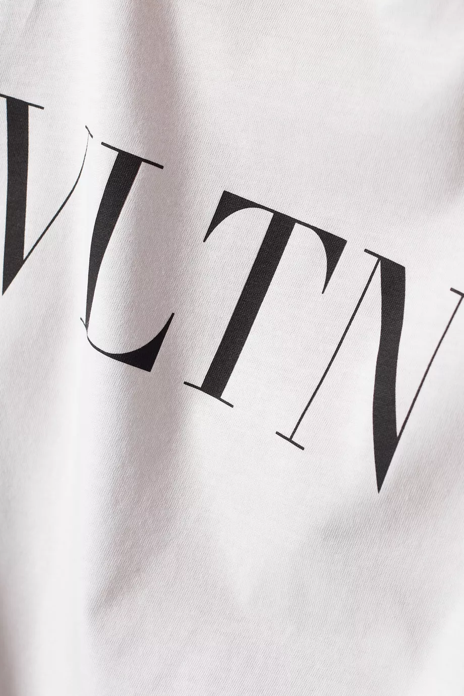 Buy Valentino Garavani White VLTN Logo T-Shirt For Women Online