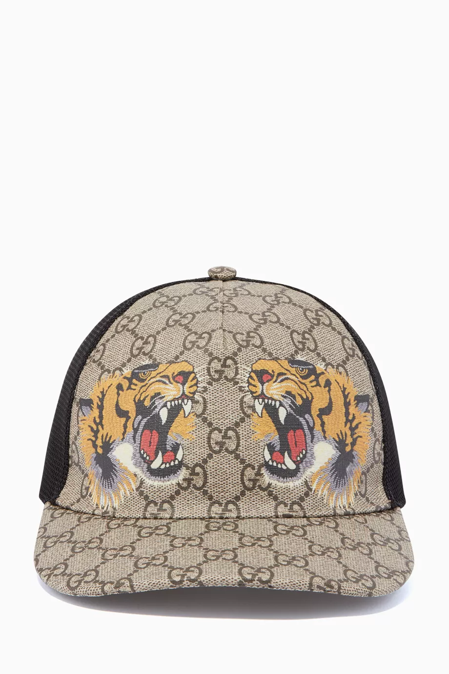 Buy Gucci Neutral Tiger Print GG Baseball Cap For Men Online
