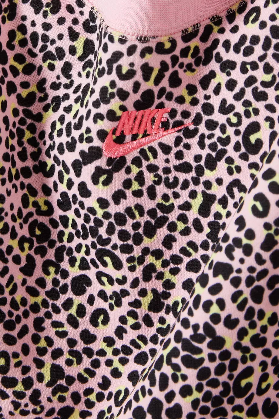 Buy Nike Pink Nike Crew Animal Print Sweatshirt For Women Online Ounass Oman
