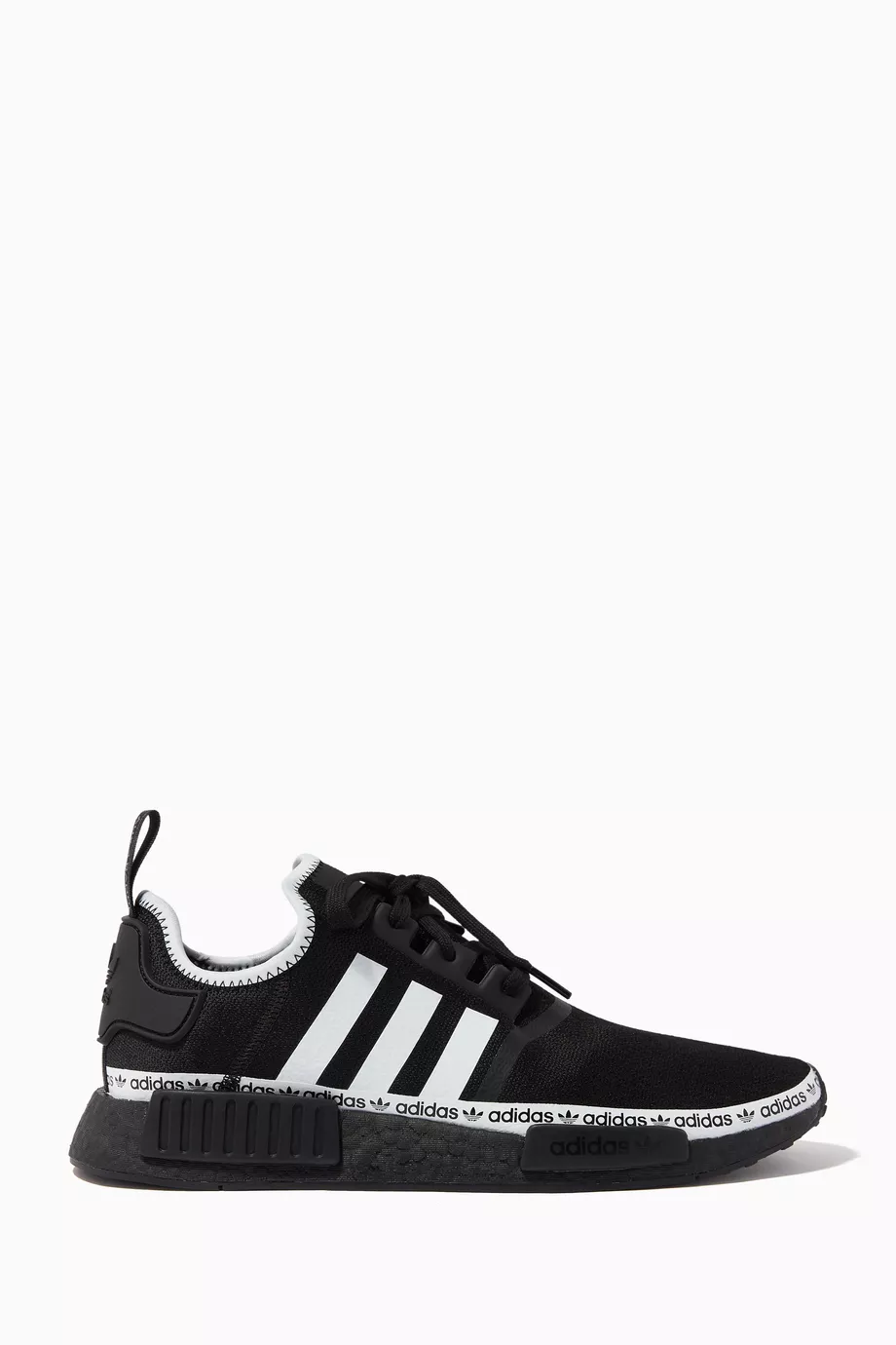 Buy adidas Black NMD R1 Knit Sneakers For Men Online  display picture 3