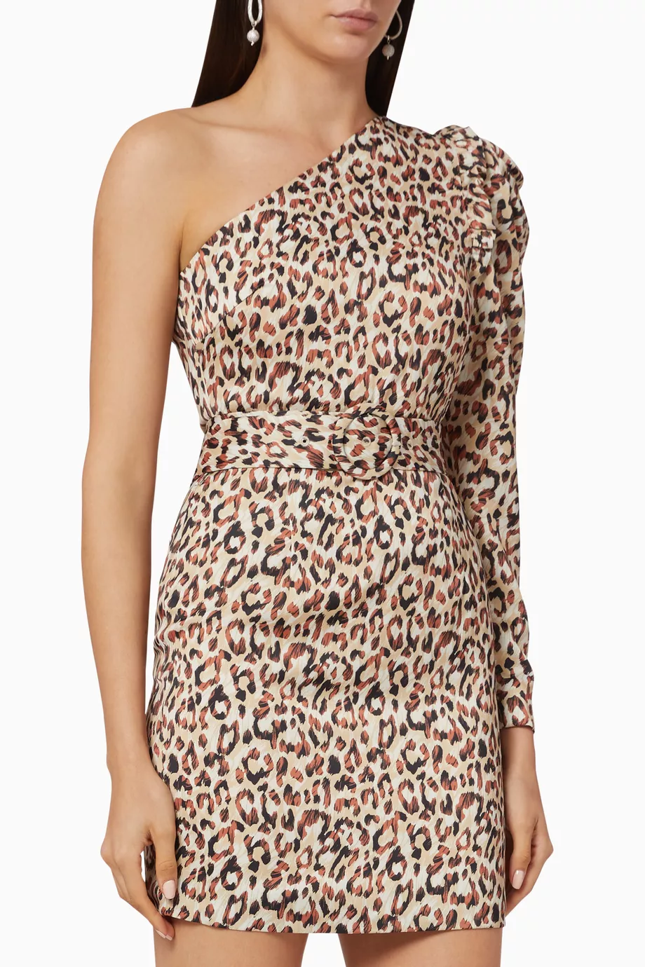 Buy Lavish Alice Multicolour Leopard Print Dress For Women Online Ounass Oman