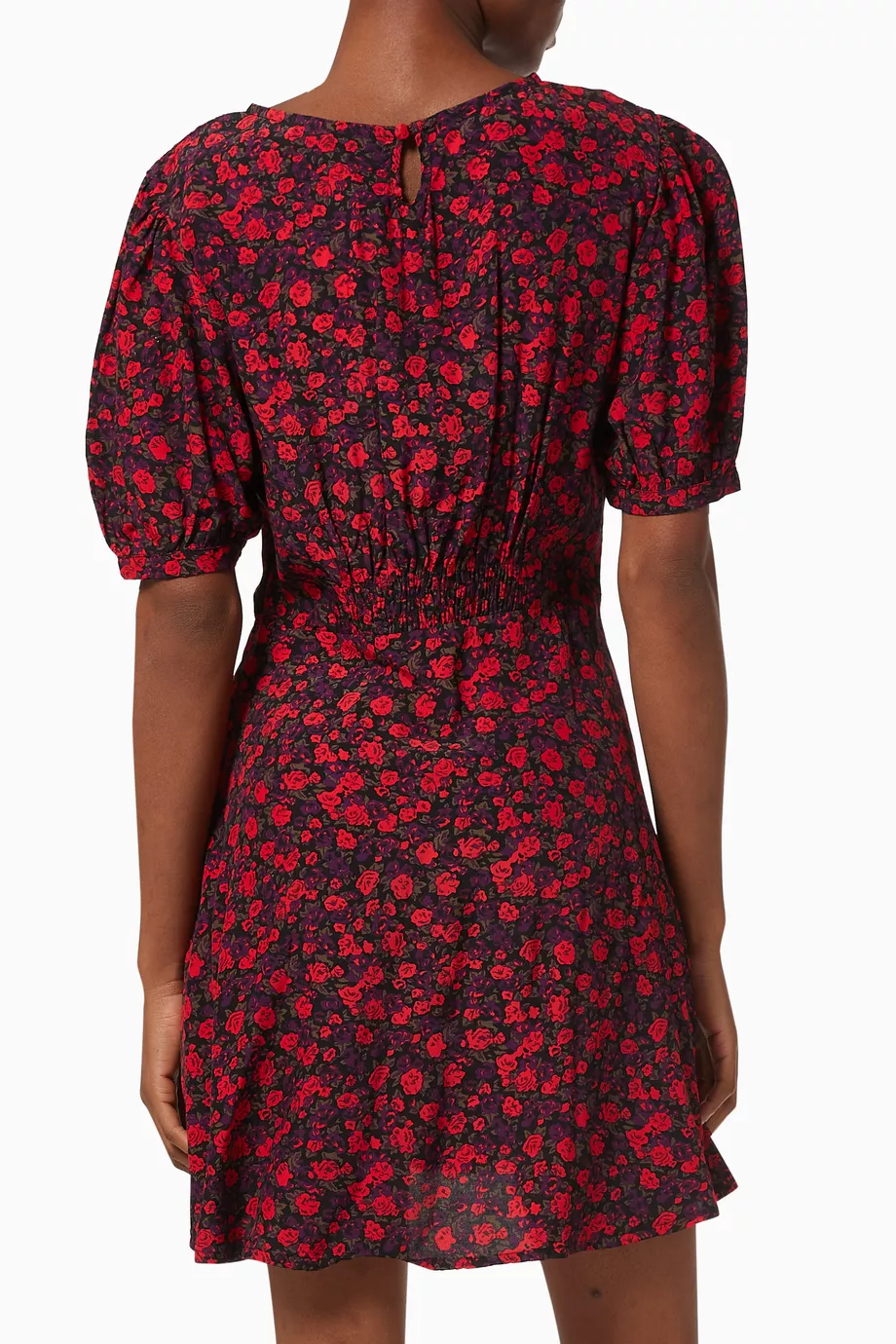 faithfull the brand sidonie mini dress Faithful the Brand Sidonie - Floral Dress - Puff Sleeve Dress