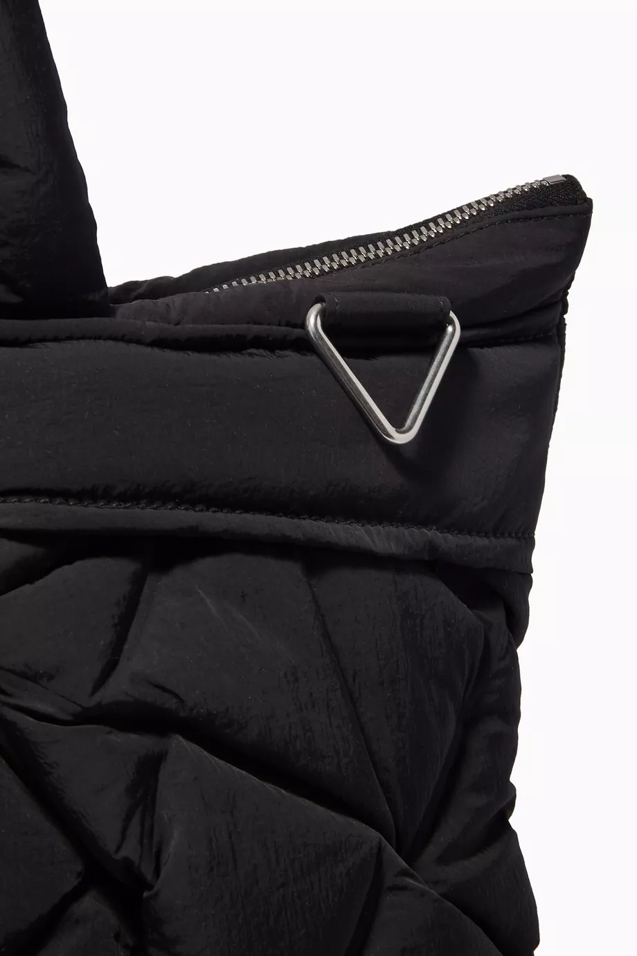 Buy Bottega Veneta Black Tote Bag in Puffy Hot Seam Light Paper