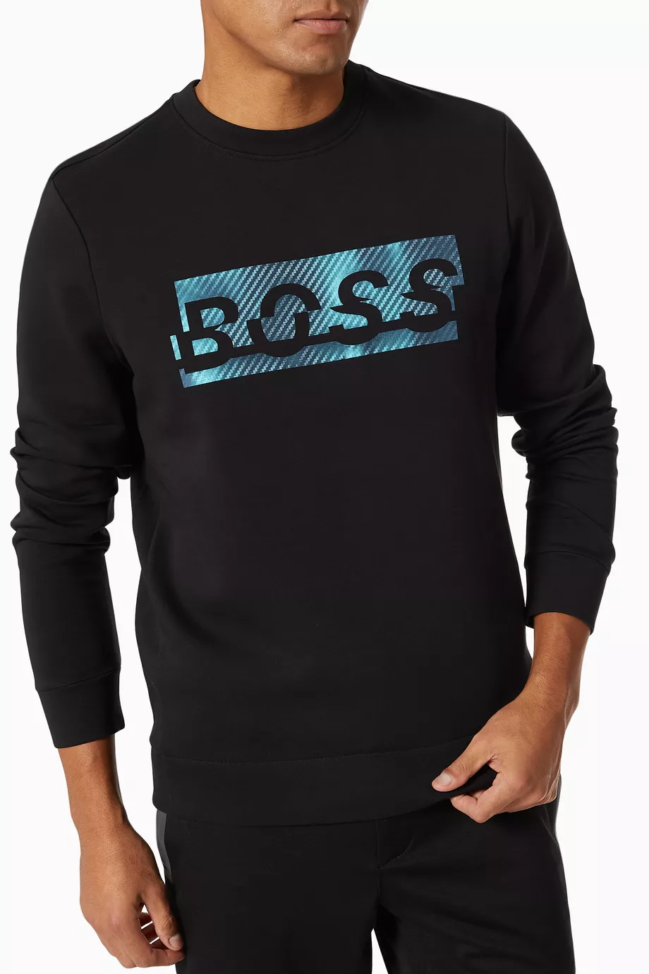 Hugo boss salbo sweatshirt black 2025