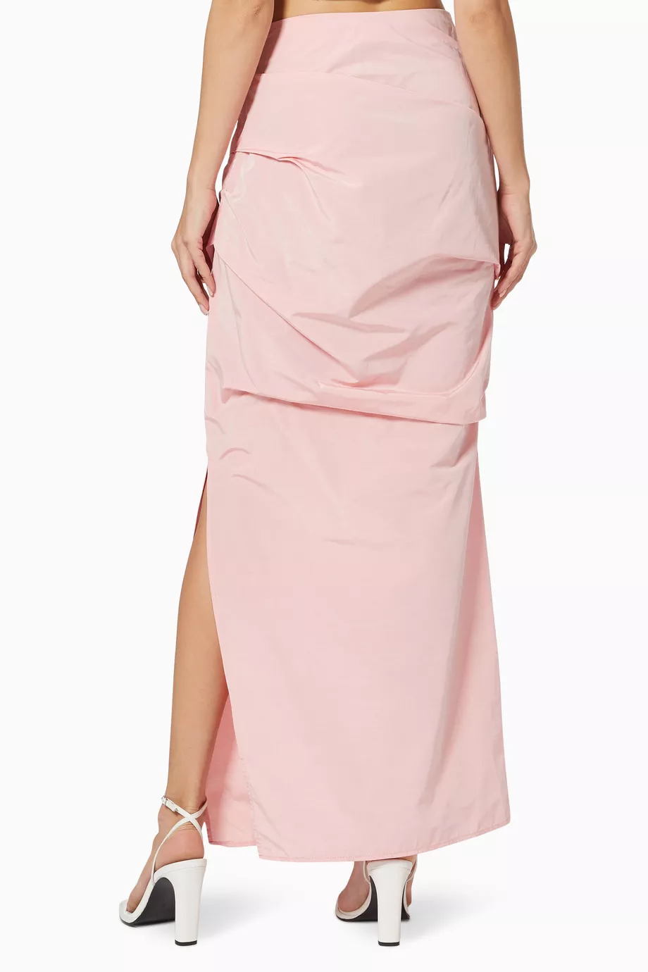 Buy Paris Georgia Pink Remmy Skirt in Repurposed Stretch Fabric For Women  Online | Ounass Oman