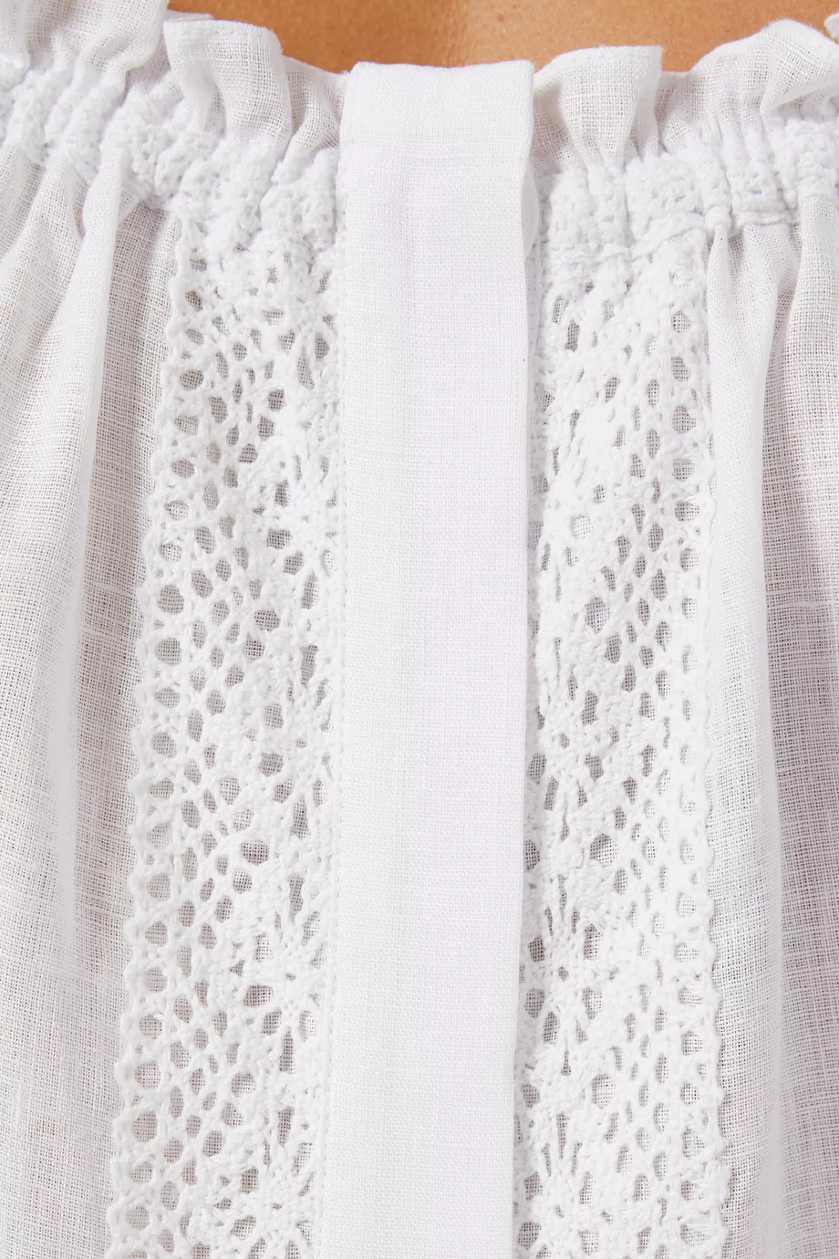sleeper opera linen dress Opera Linen Dress in White main image 0