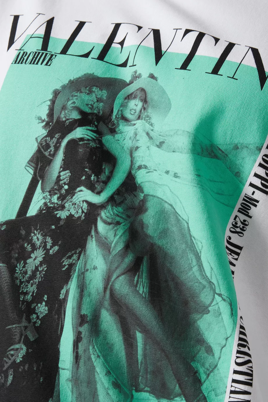 トップス 2015-16aw Valentino Garavani archive Buy Valentino Garavani White Valentino Archive Print Sweatshirt in