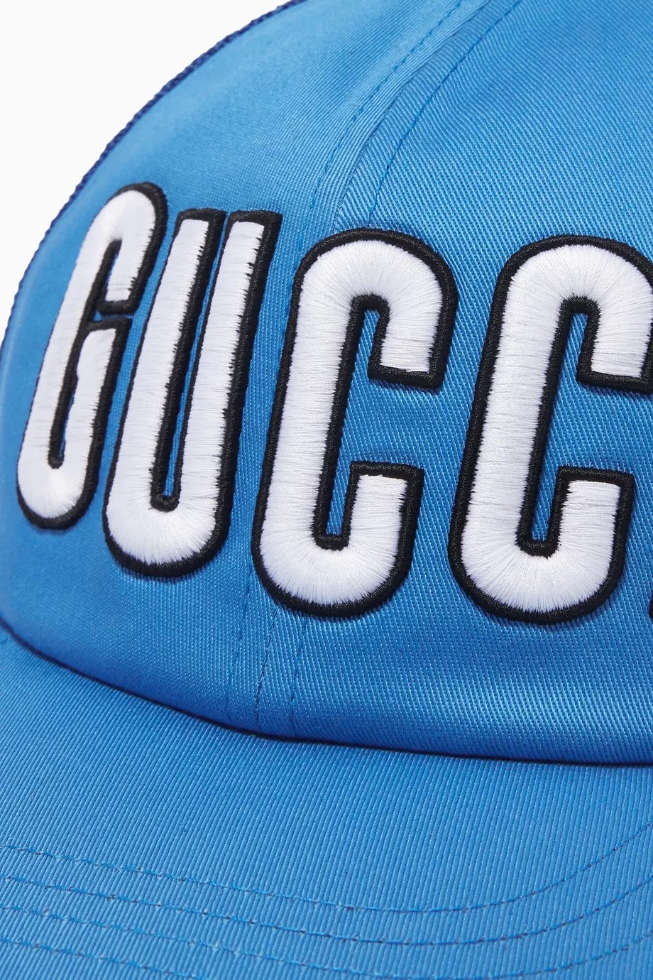 Gucci Sky Blue Logo Patch Cap - Size M 57CM Gucci Light Blue Original GG Canvas Baseball Hat | Fashion  main image 4