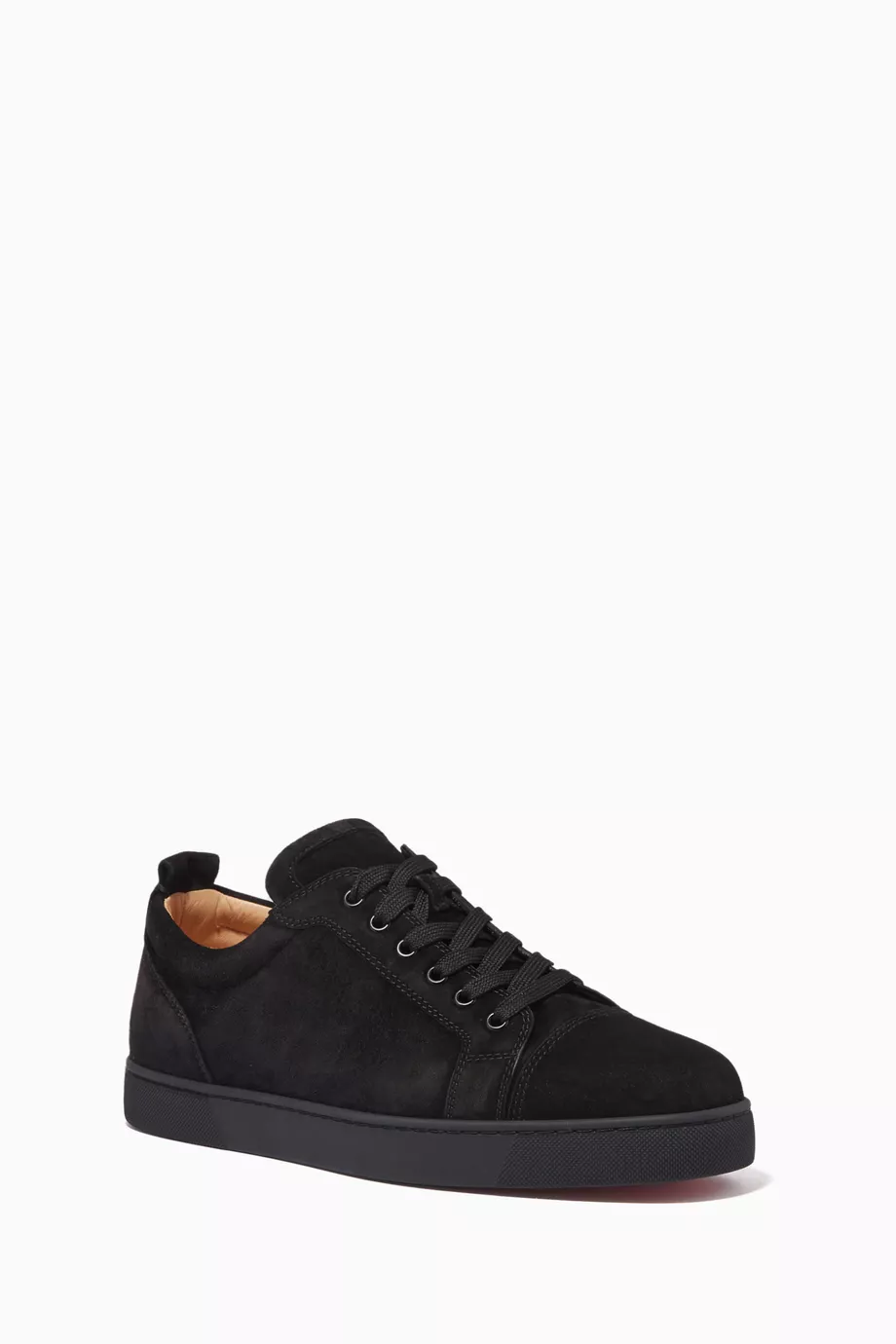 Buy Christian Louboutin Black Louis Junior Sneakers in Veau Velours For Men Online Ounass Oman