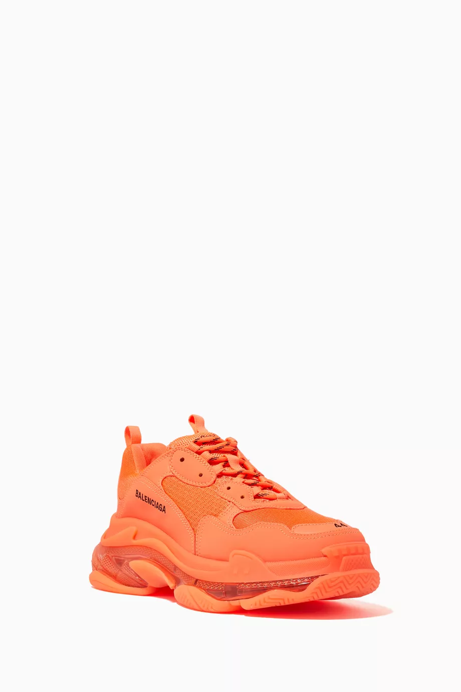 Triple s balenciaga orange clearance