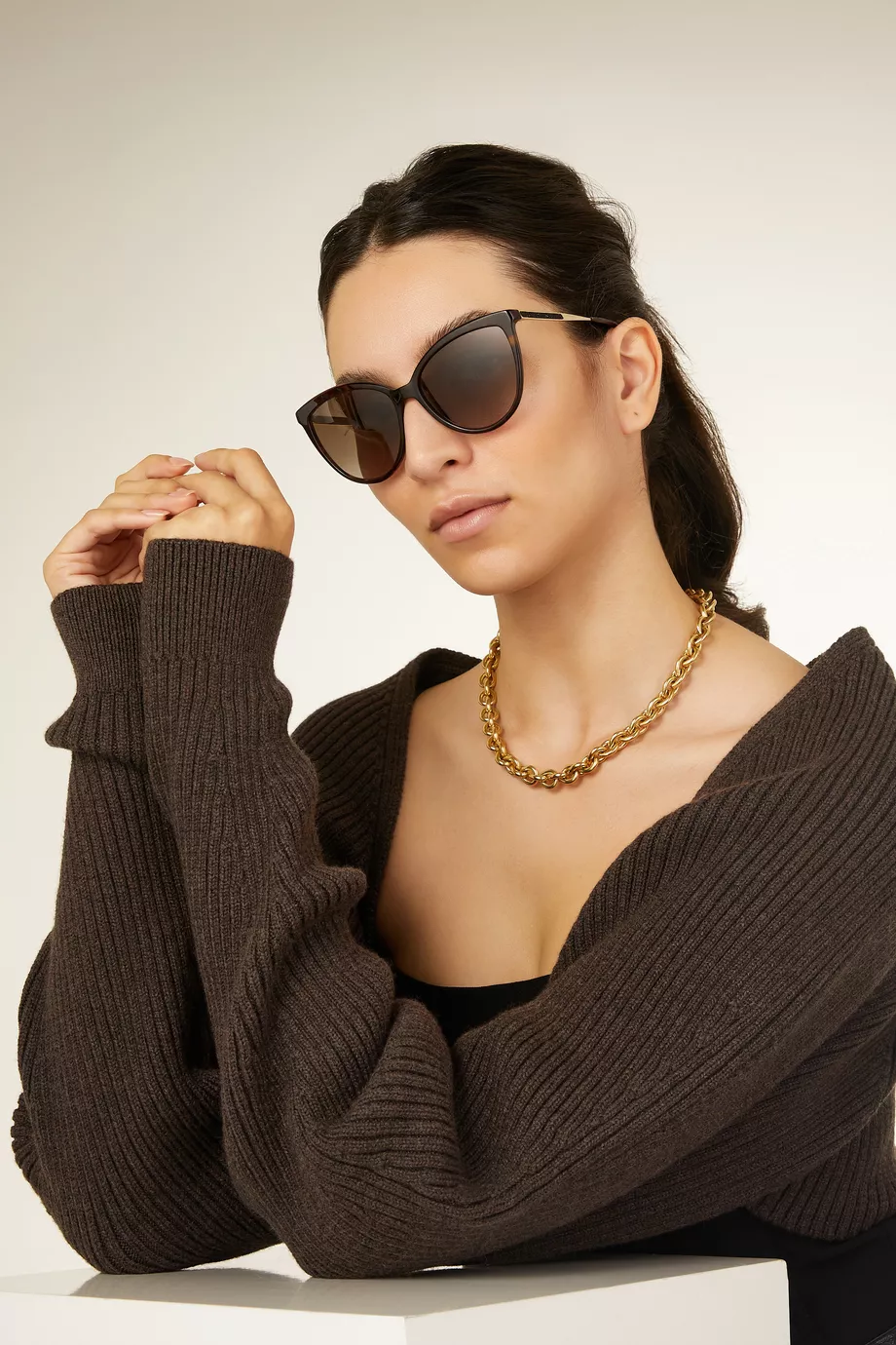 未使用 サングラス JIMMY CHOO べっ甲模様 belinda Buy Jimmy Choo Brown Belinda Cat-eye Frame Sunglasses in Acetate