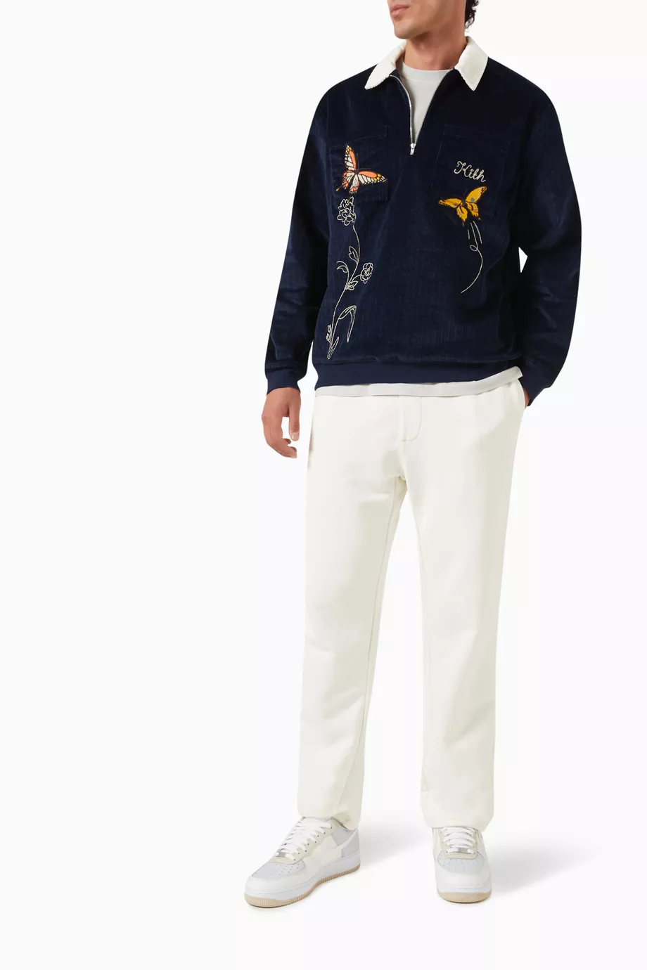 Buy Kith Blue Clyde Rugby Polo Shirt in Cotton-blend For Men