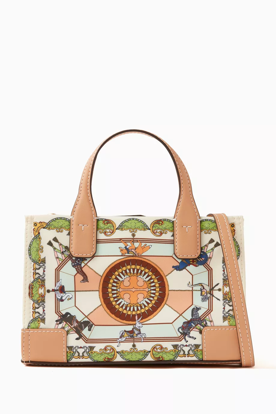 Ella printed quadrant micro tote bag clearance