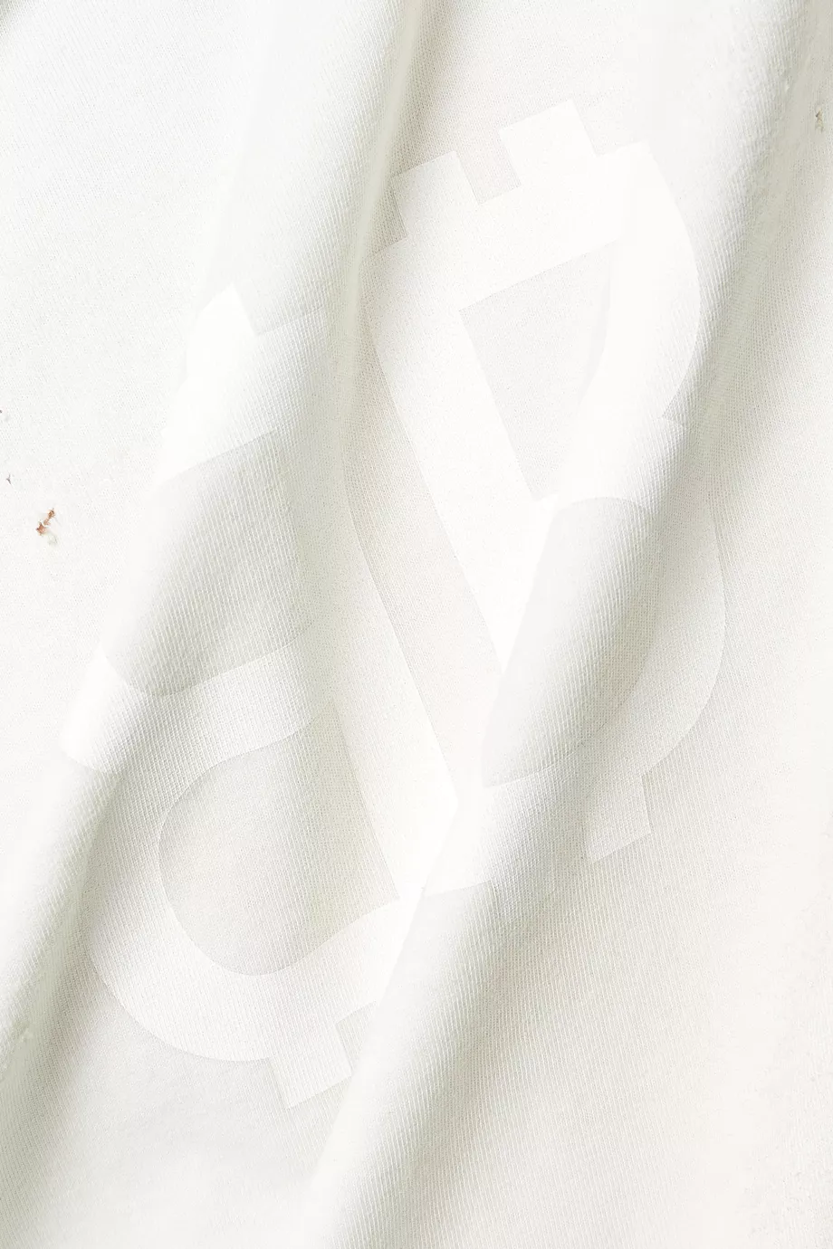 Buy Balenciaga White Crypto T-shirt in Vintage Jersey For