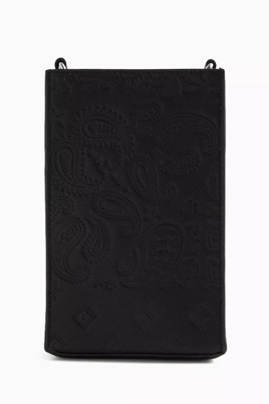 Buy Kith Black Mini Paisley Emmett Shoulder Bag in Leather For Men