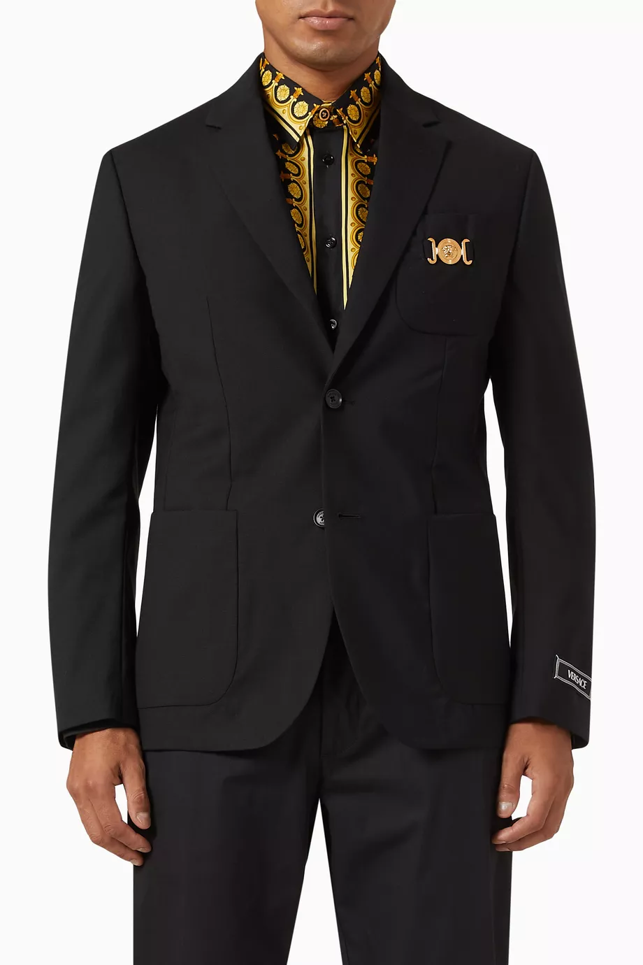 Versace blazer mens cheap