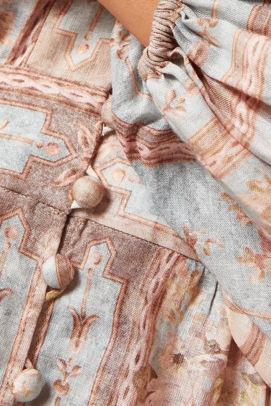 zimmermann august plunge midi dress Buy Zimmermann Blue August Plunge Midi Dress in Linen For Women Online
