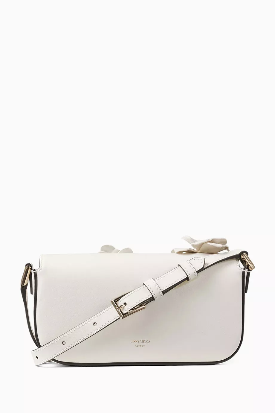 Buy Jimmy Choo White Mini Avenue Shoulder Bag in Leather For Women