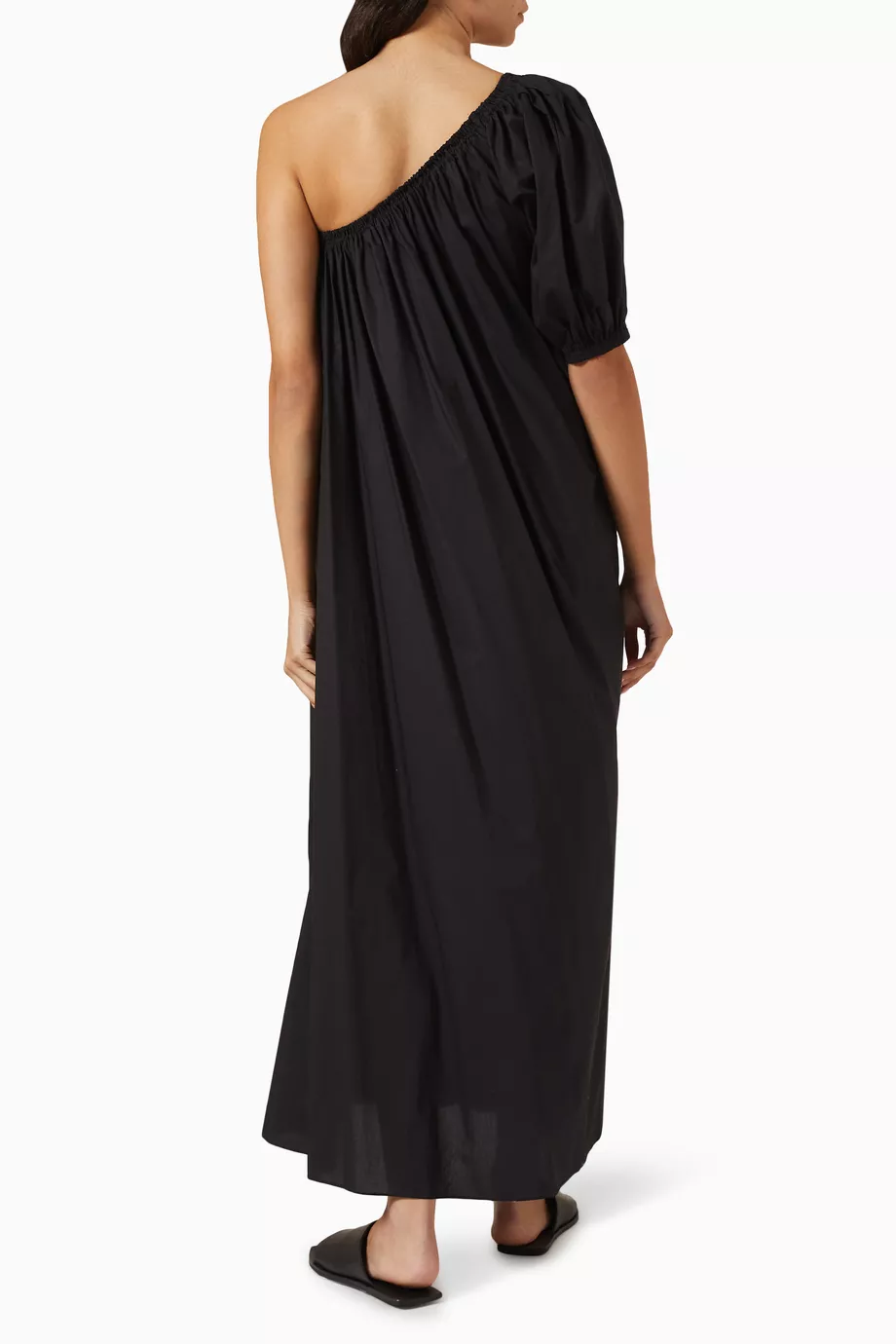 matteau voluminous one shoulder dress Matteau Voluminous One Shoulder Dress In Burgundy - 64% Off