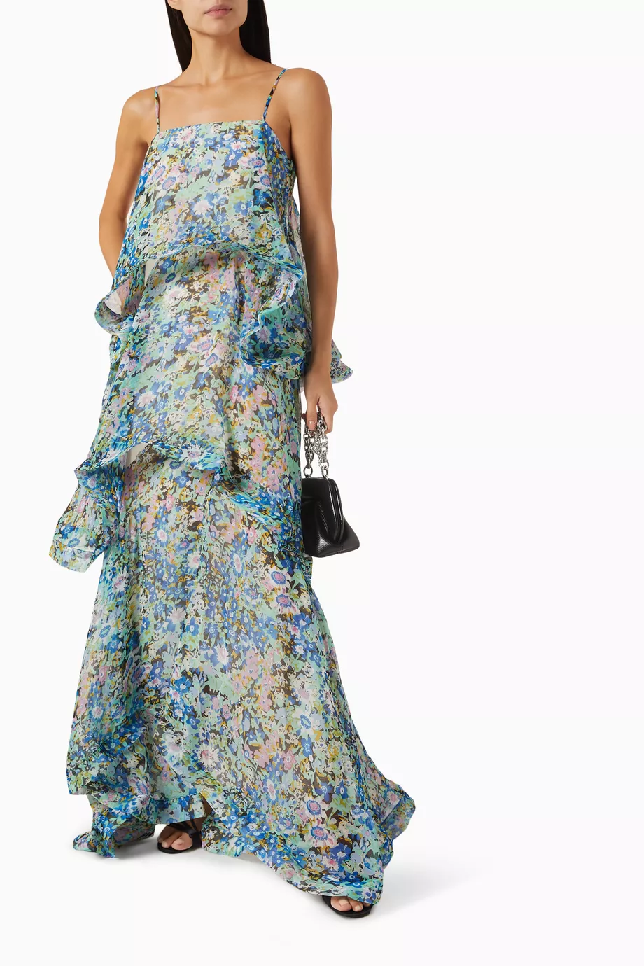 Buy Elliatt Multicolour Armani Tiered Maxi Dress For Women Online | Ounass  Oman