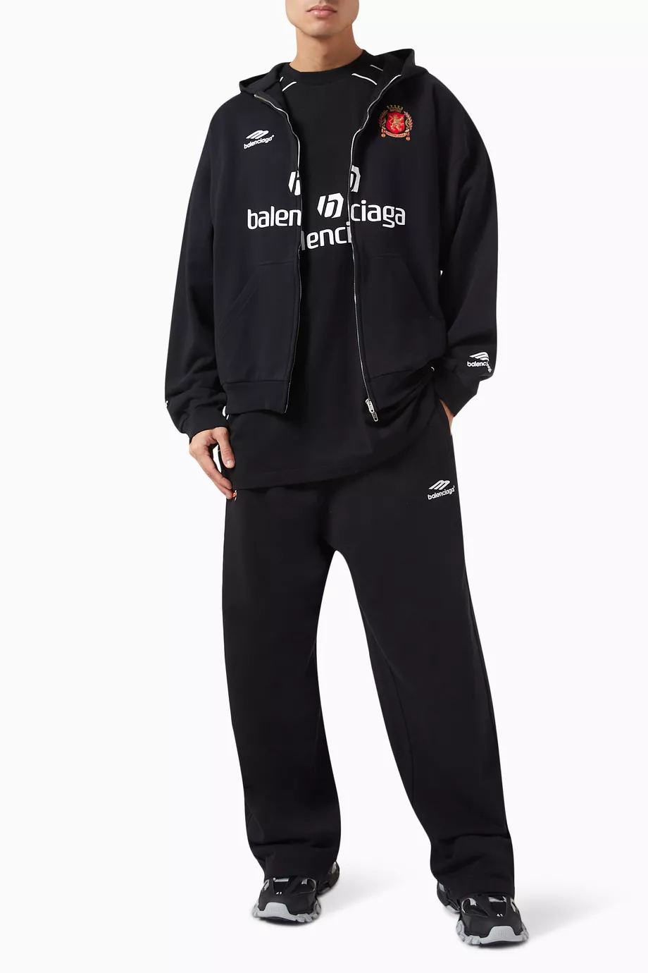 24ss balenciaga soccer zip up hoodie Balenciaga 2024 Soccer