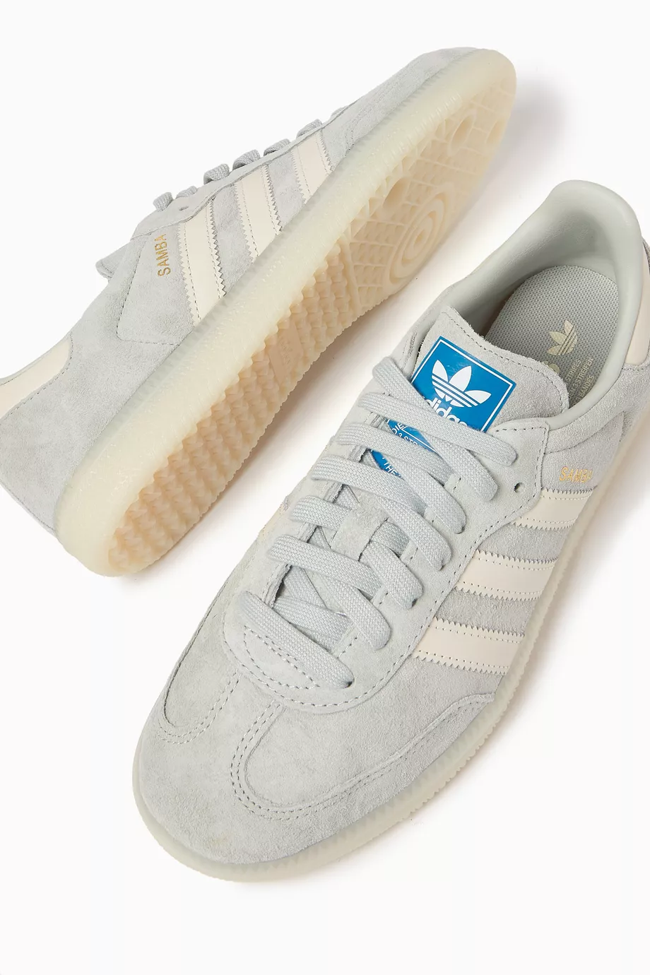 Buy adidas Grey Samba OG Sneakers in Leather For Women Online | Ounass Oman