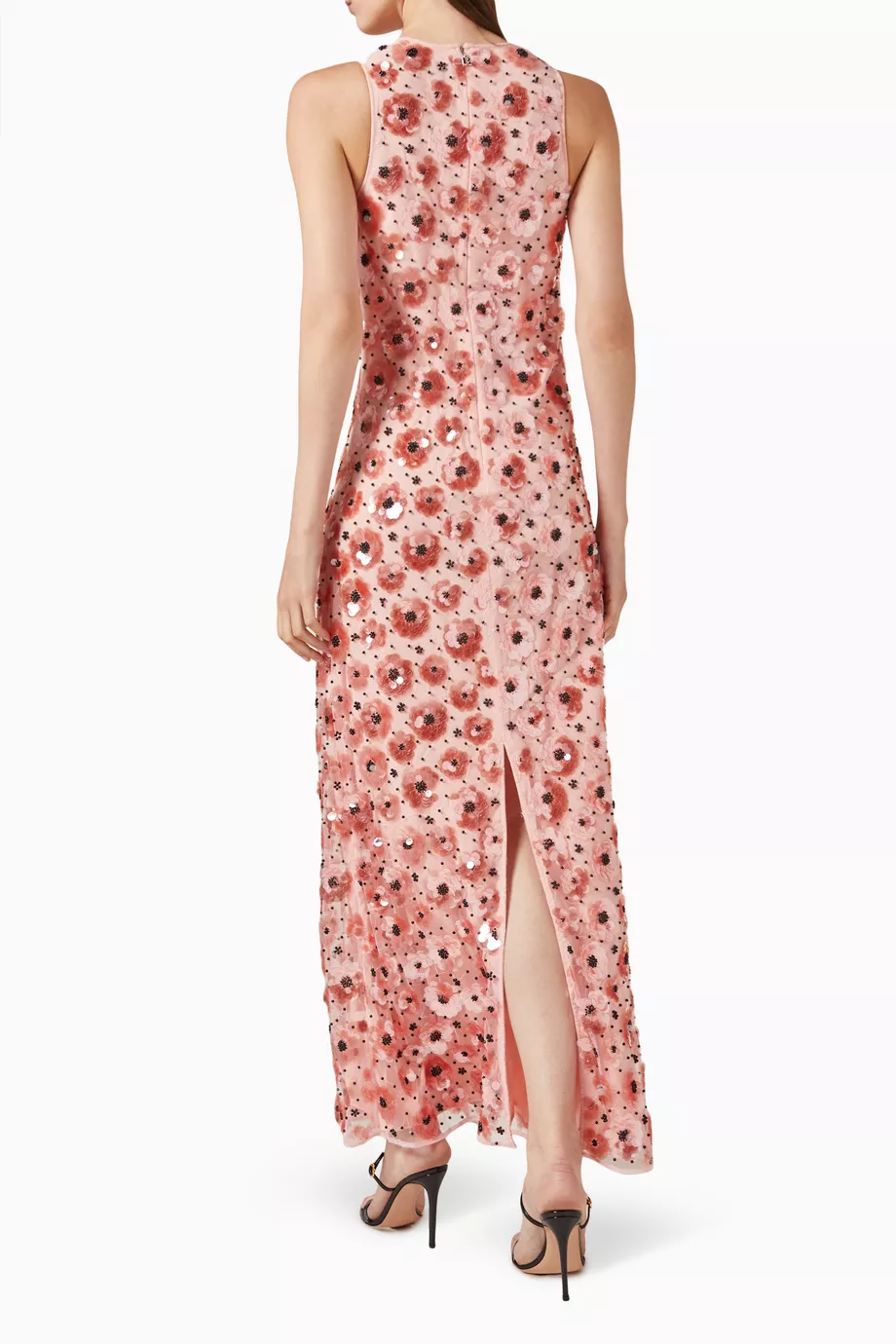 【an】ツイードドレス [AOC3745-NV-S240902] Buy Rotate Birger Christensen Pink Floral-sequin Maxi Dress in
